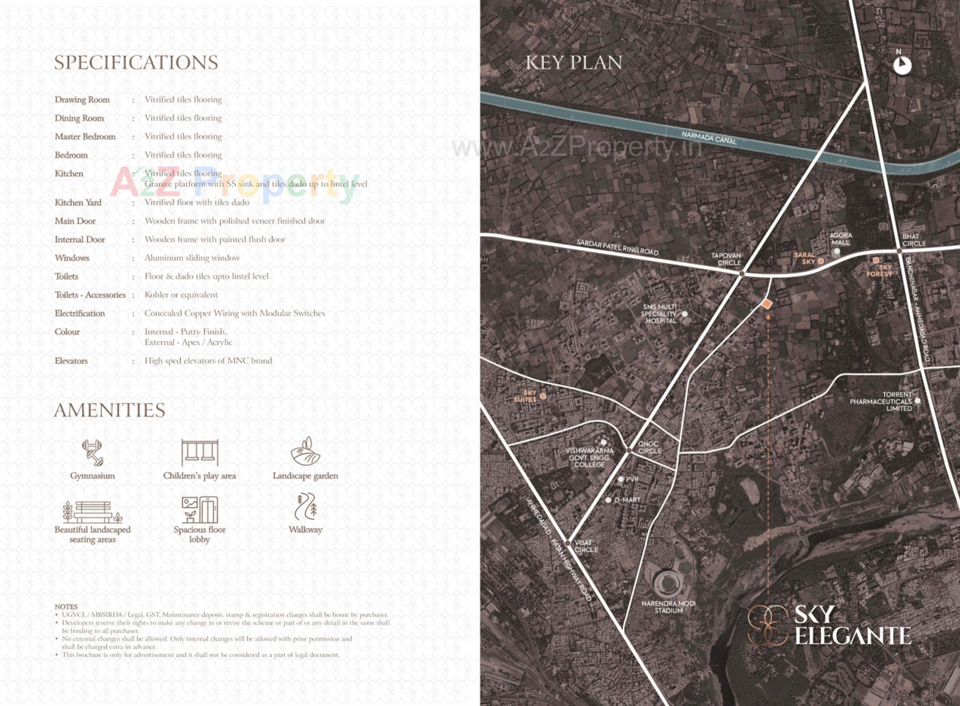  of real estate project Sky Elegante located at Amiyapur, Gandhinagar, Gujarat