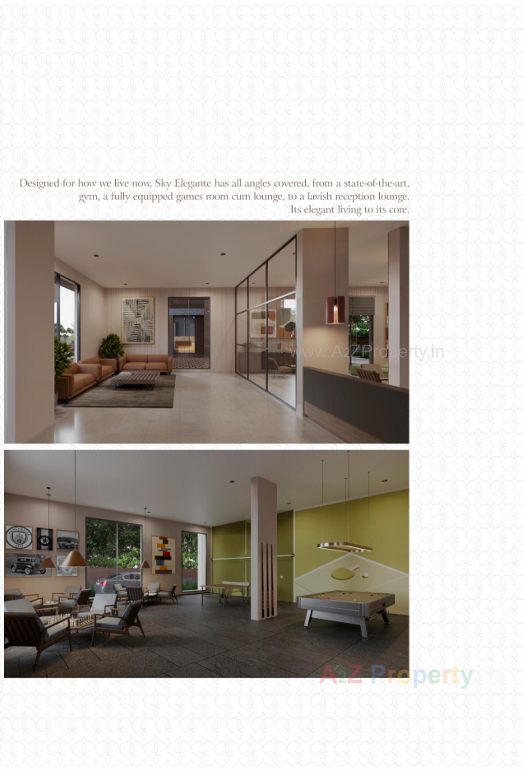 3D Elevation of real estate project Sky Elegante located at Amiyapur, Gandhinagar, Gujarat