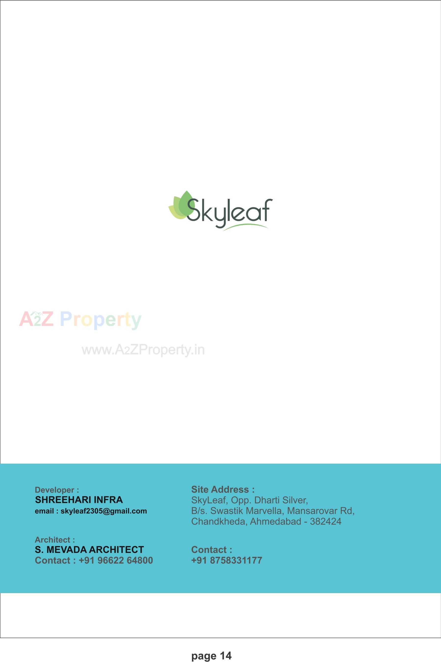  of real estate project Skyleaf located at Gandhinagar, Gandhinagar, Gujarat