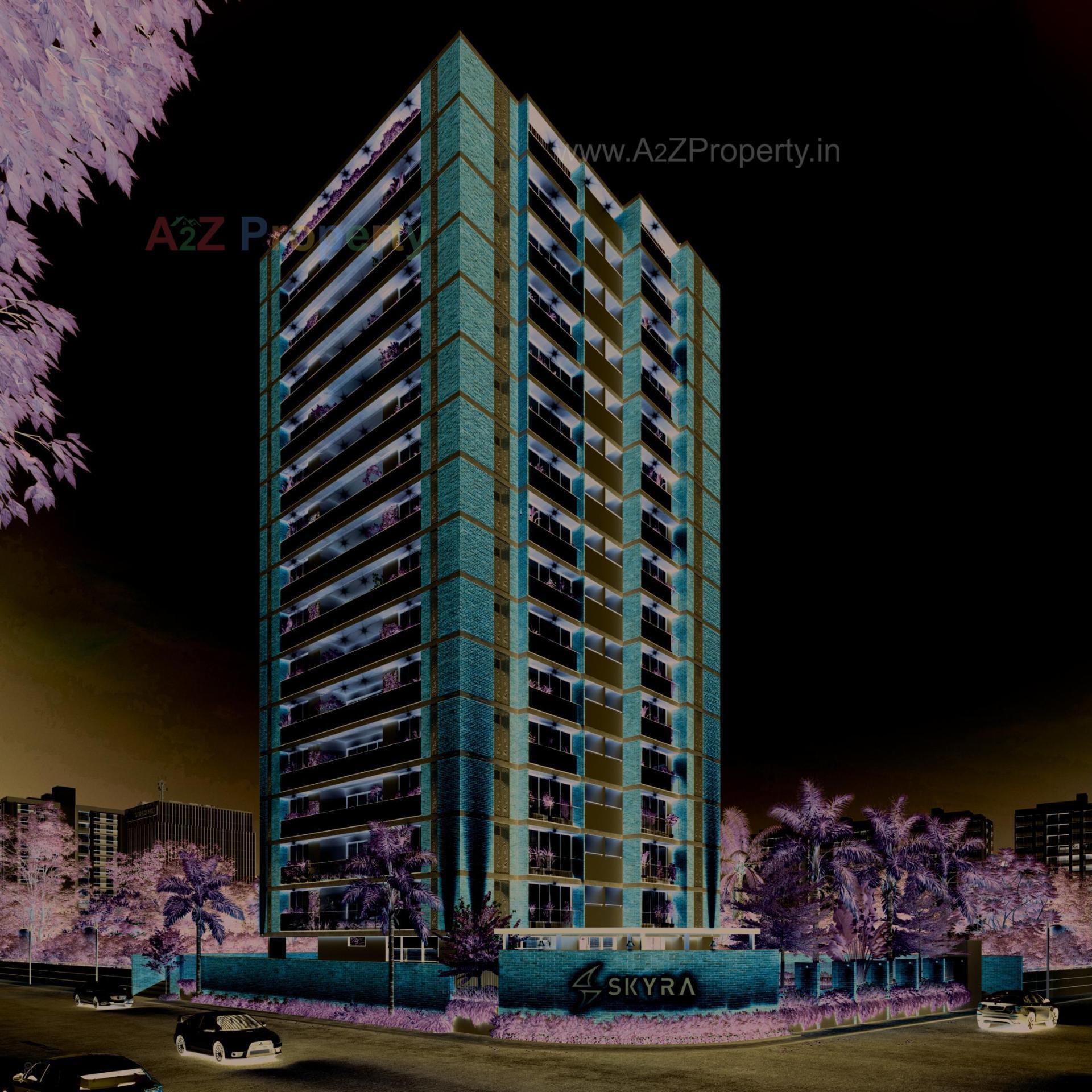 3D Elevation of real estate project Skyra located at Koba, Gandhinagar, Gujarat