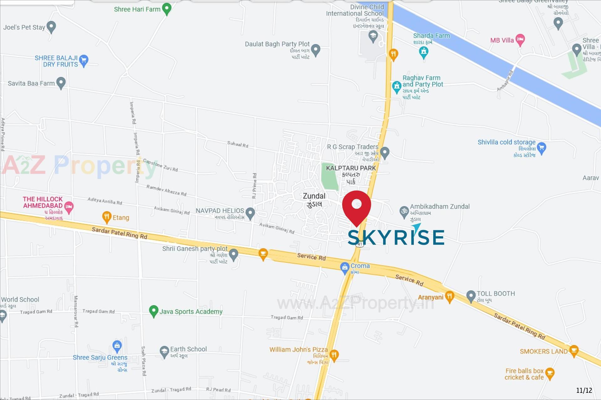  of real estate project Skyrise located at Zundal, Gandhinagar, Gujarat