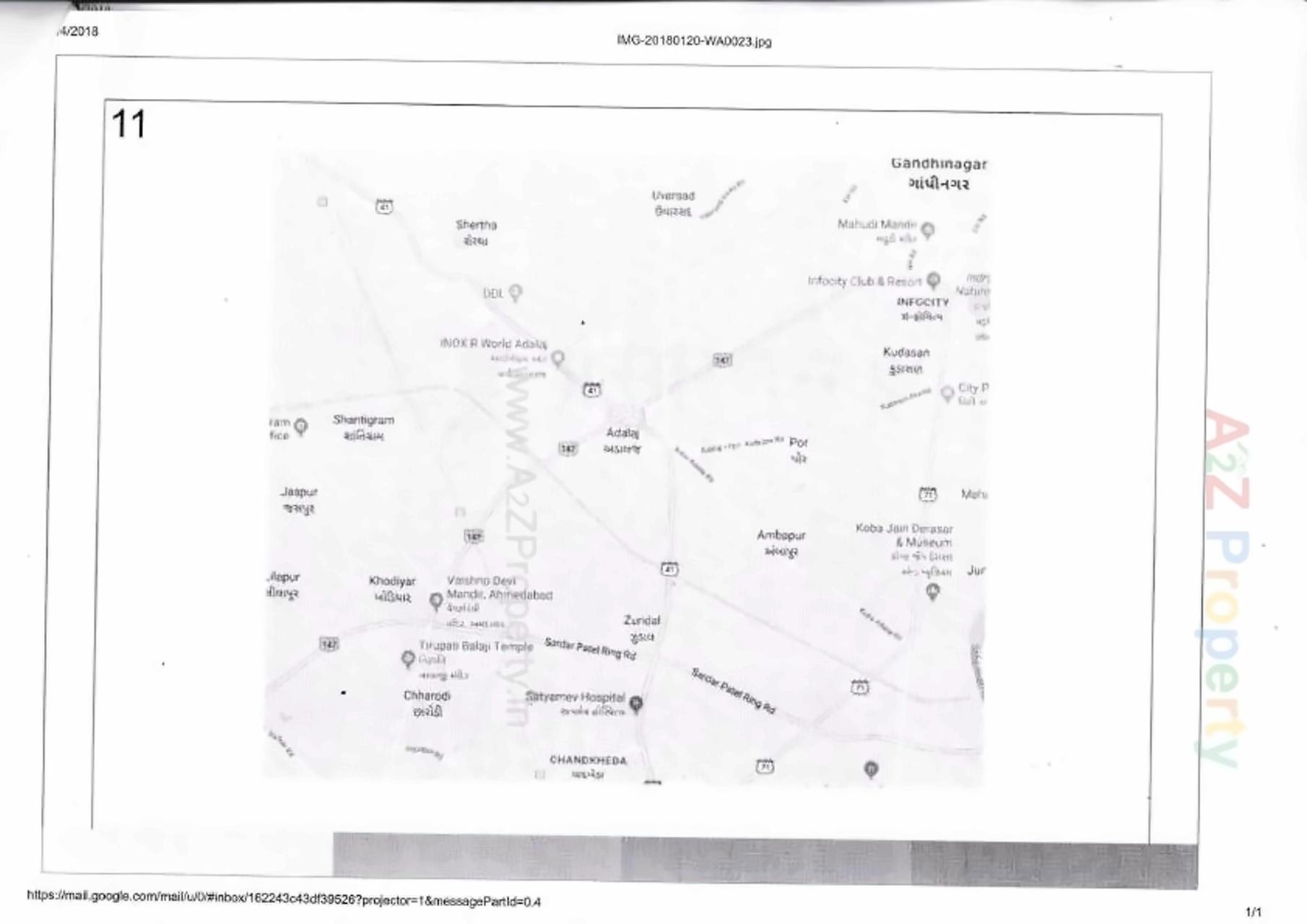  of real estate project Smaran located at Adalaj, Gandhinagar, Gujarat