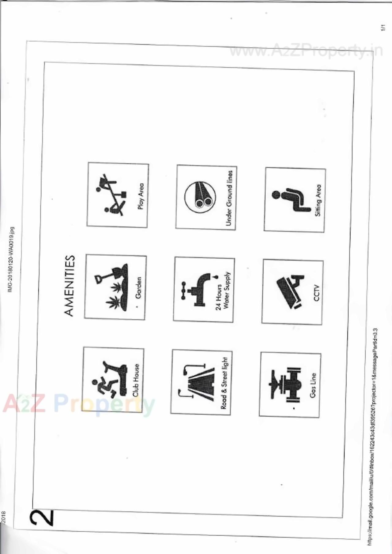  of real estate project Smaran located at Adalaj, Gandhinagar, Gujarat