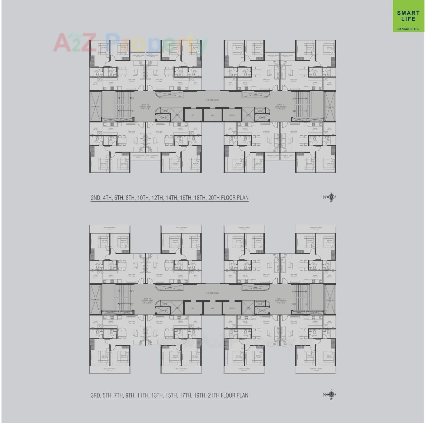 Layout of real estate project Smart Life located at Pirojpur, Gandhinagar, Gujarat