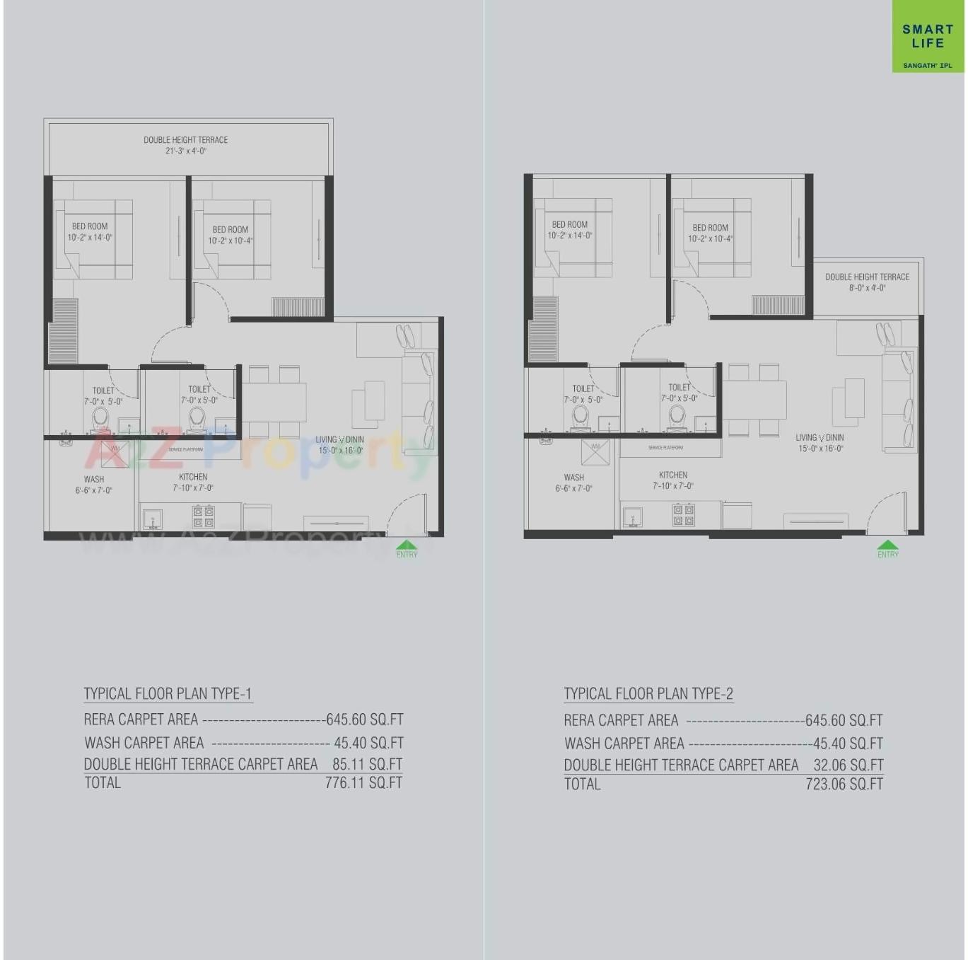 Layout of real estate project Smart Life located at Pirojpur, Gandhinagar, Gujarat