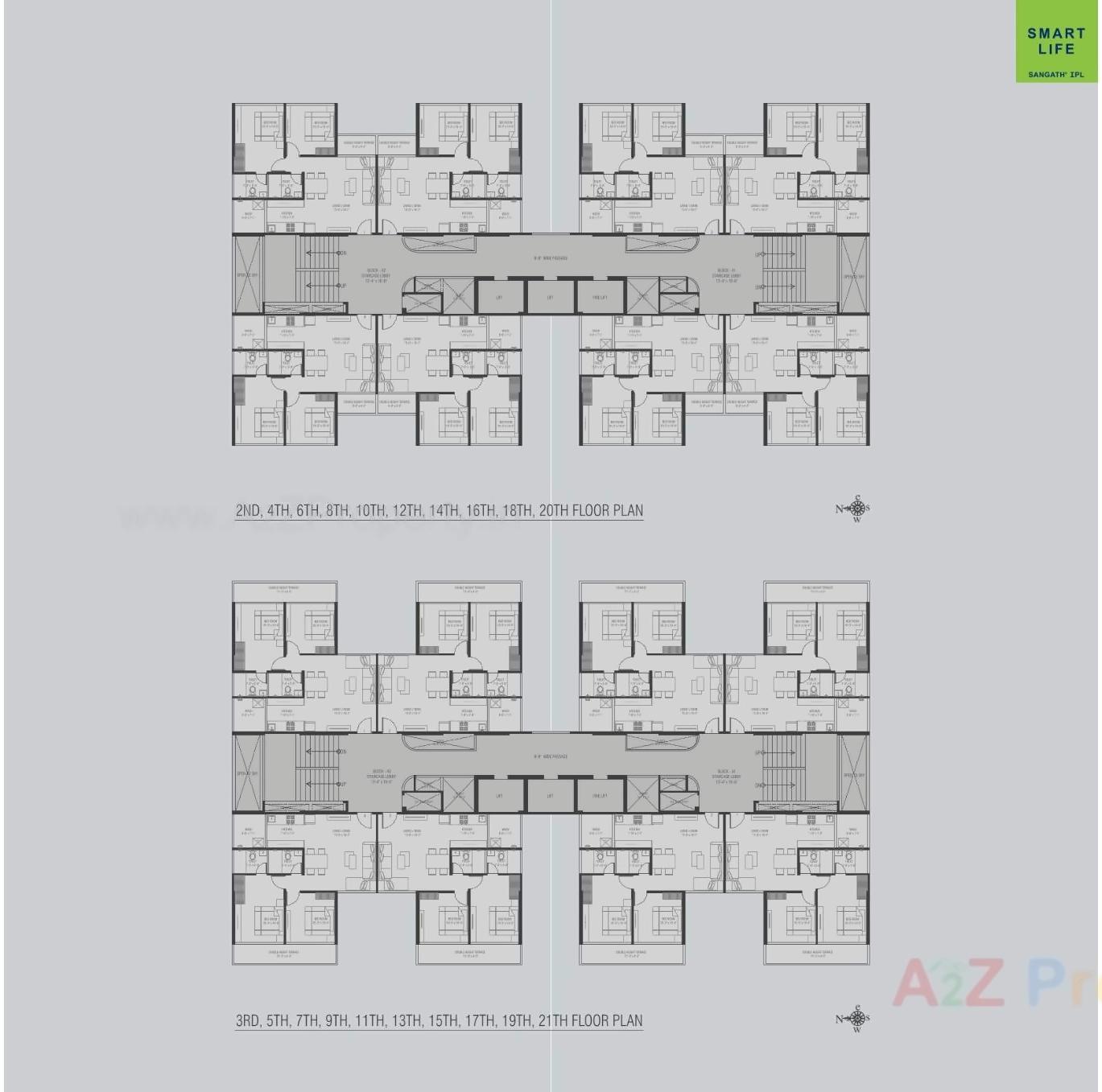 Layout of real estate project Smart Life located at Pirojpur, Gandhinagar, Gujarat