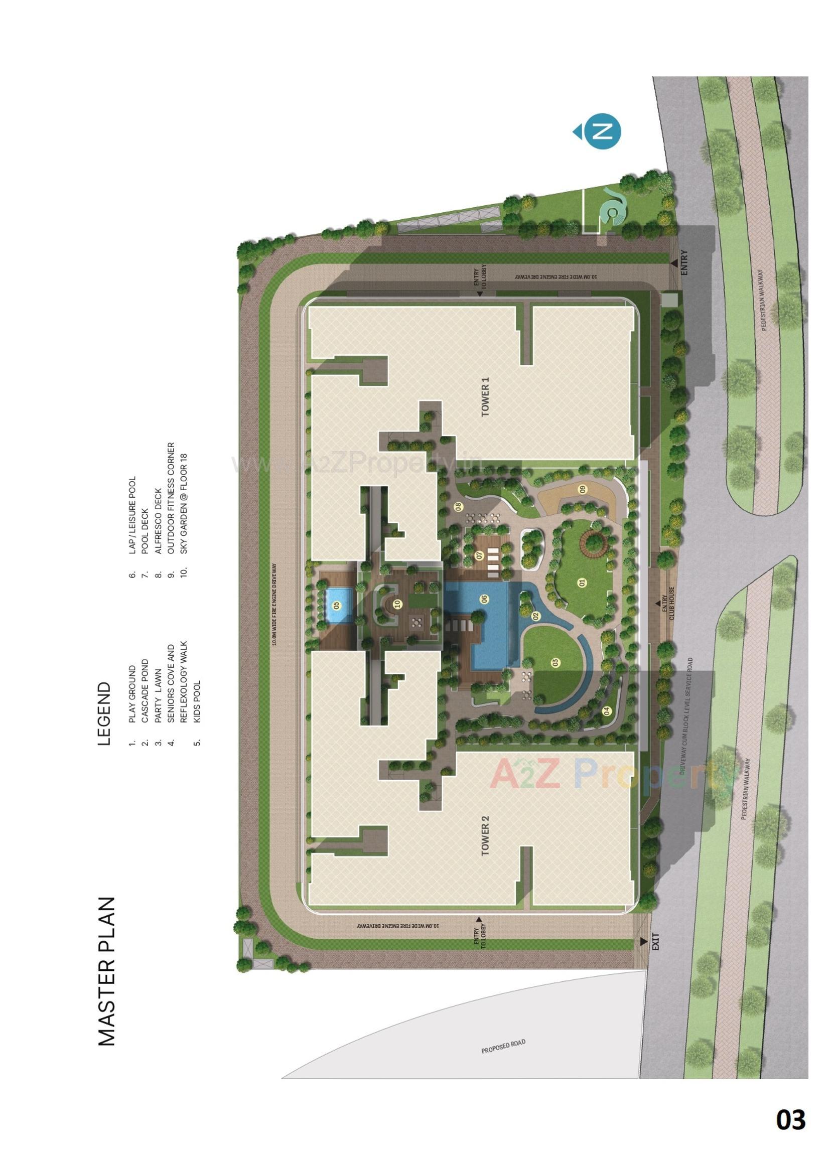 Layout of real estate project Sobha Elysia located at Pirojpur, Gandhinagar, Gujarat