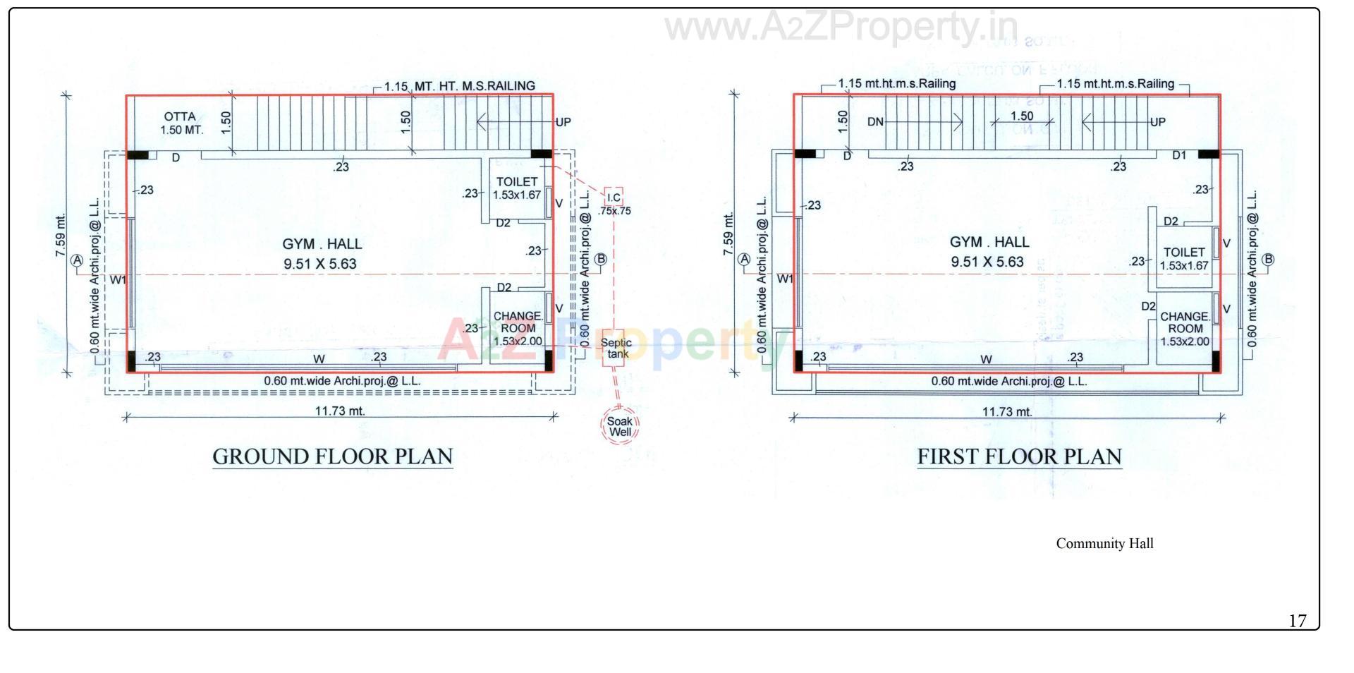 Layout of real estate project Soham 18 Greens located at Bhat, Gandhinagar, Gujarat