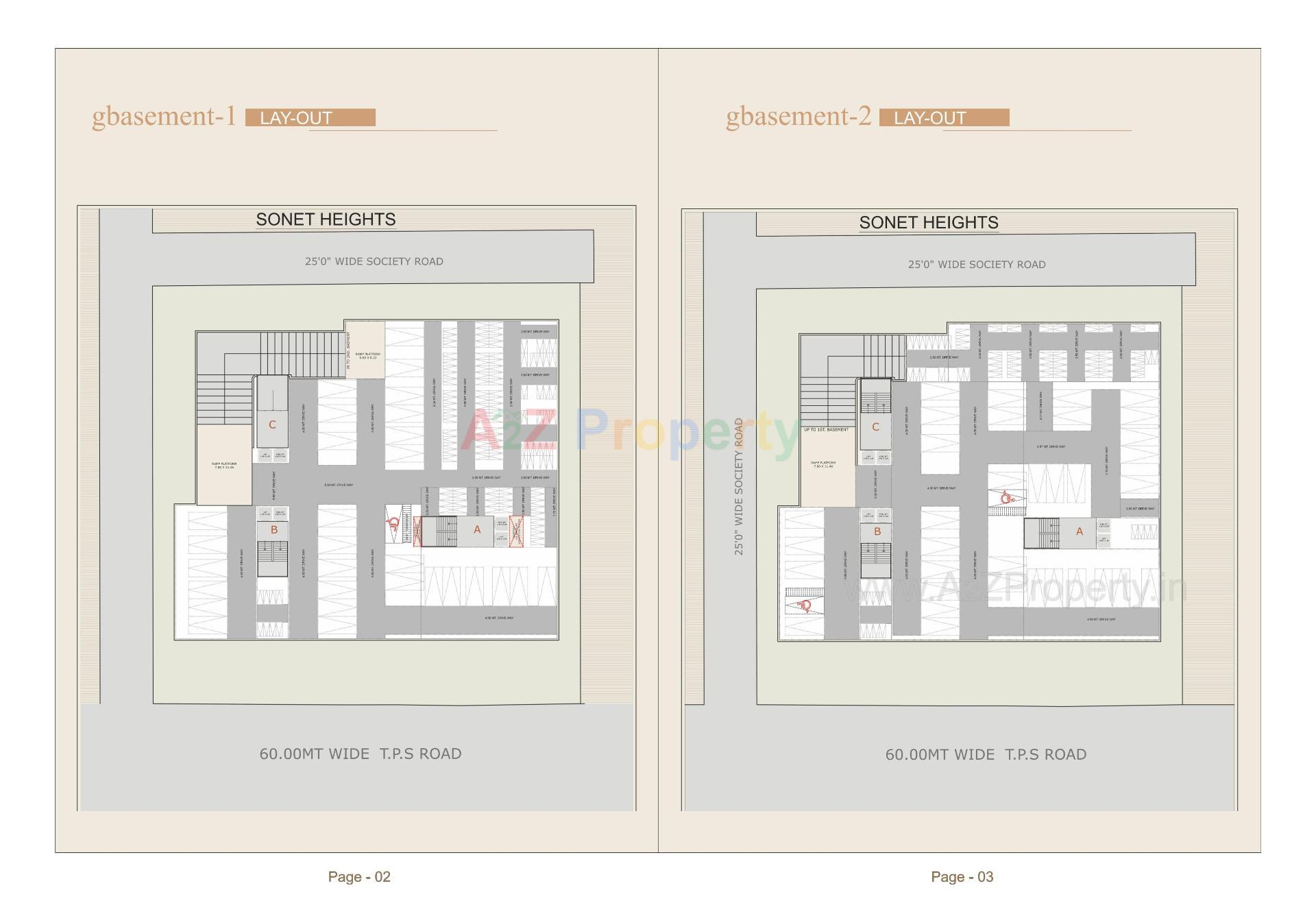 Layout of real estate project Sonet Heights located at Chiloda-naroda, Gandhinagar, Gujarat