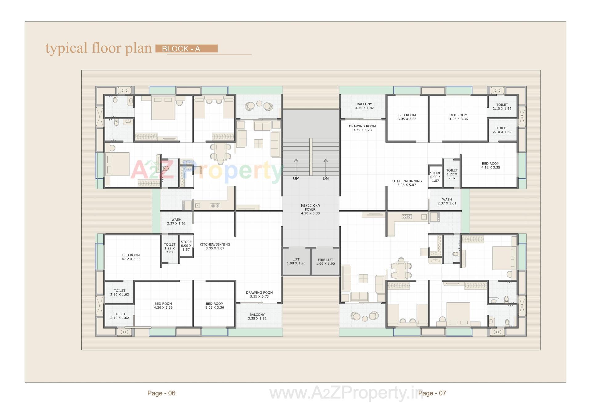 Layout of real estate project Sonet Heights located at Chiloda-naroda, Gandhinagar, Gujarat