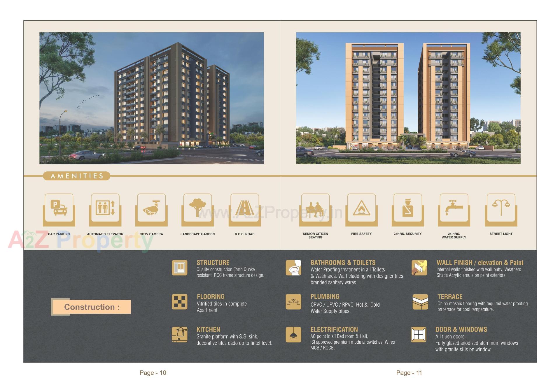 of real estate project Sonet Heights located at Chiloda-naroda, Gandhinagar, Gujarat