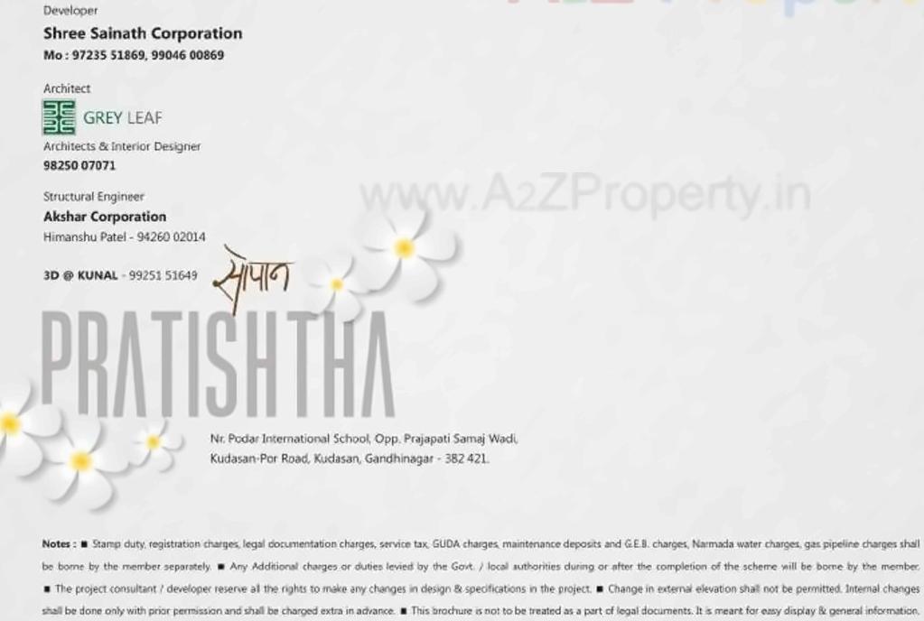  of real estate project Sopan Pratishtha located at Kudasan, Gandhinagar, Gujarat