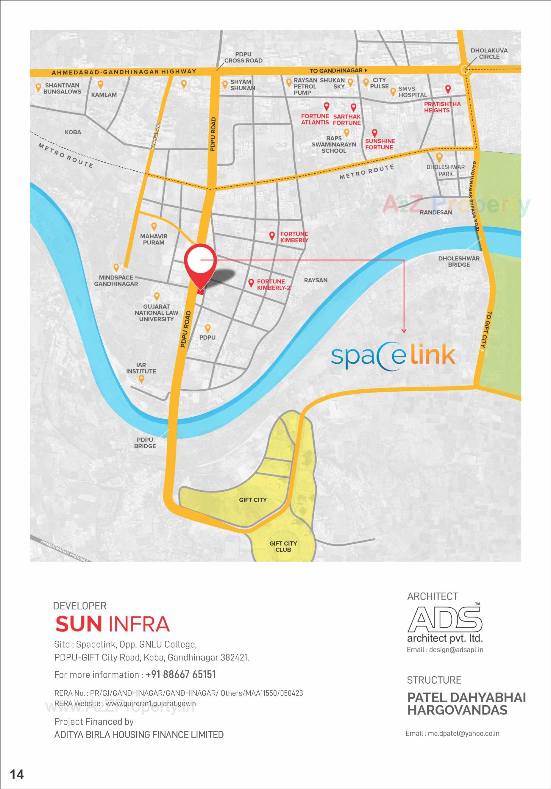  of real estate project Spacelink located at Koba, Gandhinagar, Gujarat