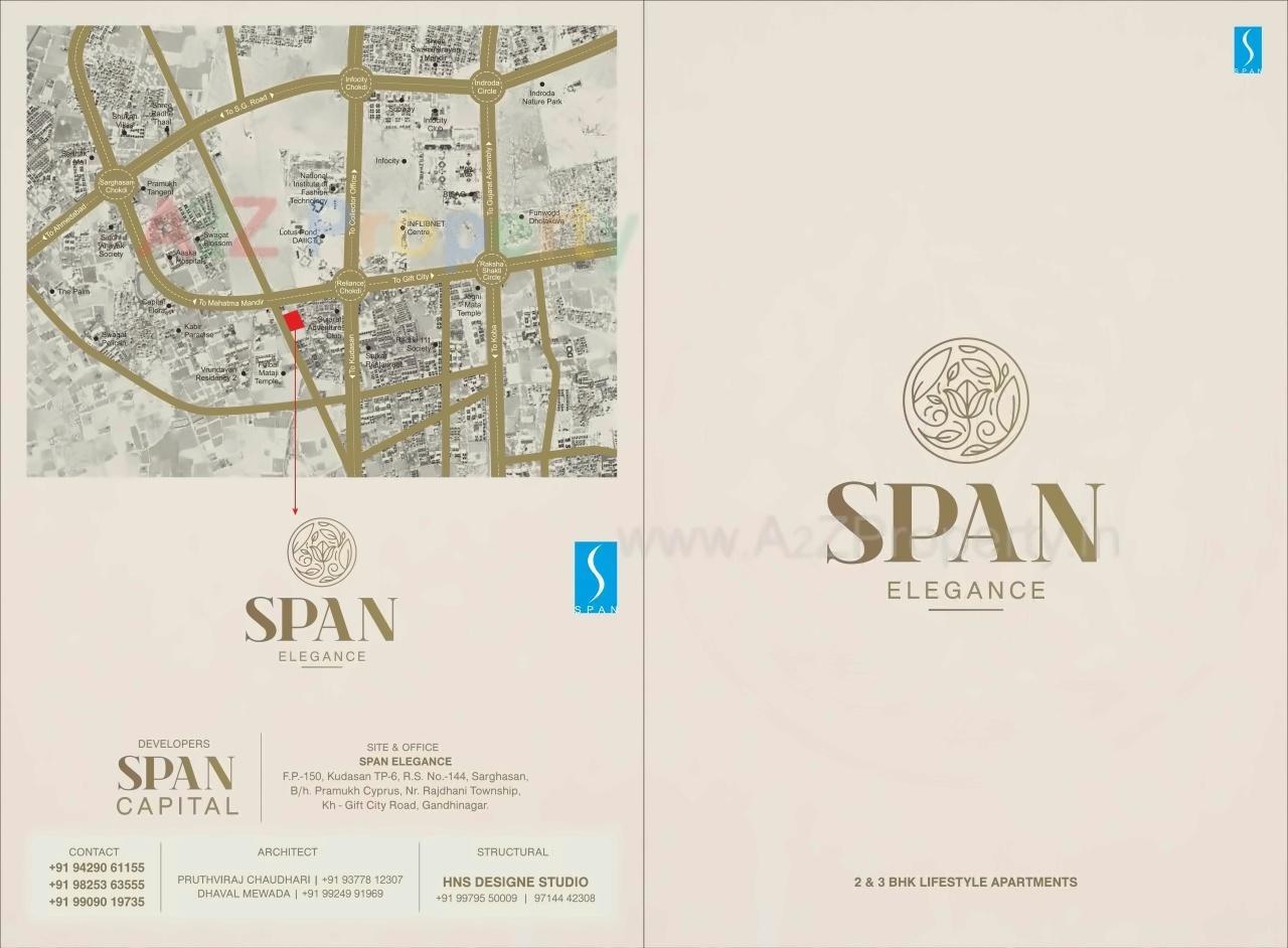  of real estate project Span Elegance located at Gandhinagar, Gandhinagar, Gujarat