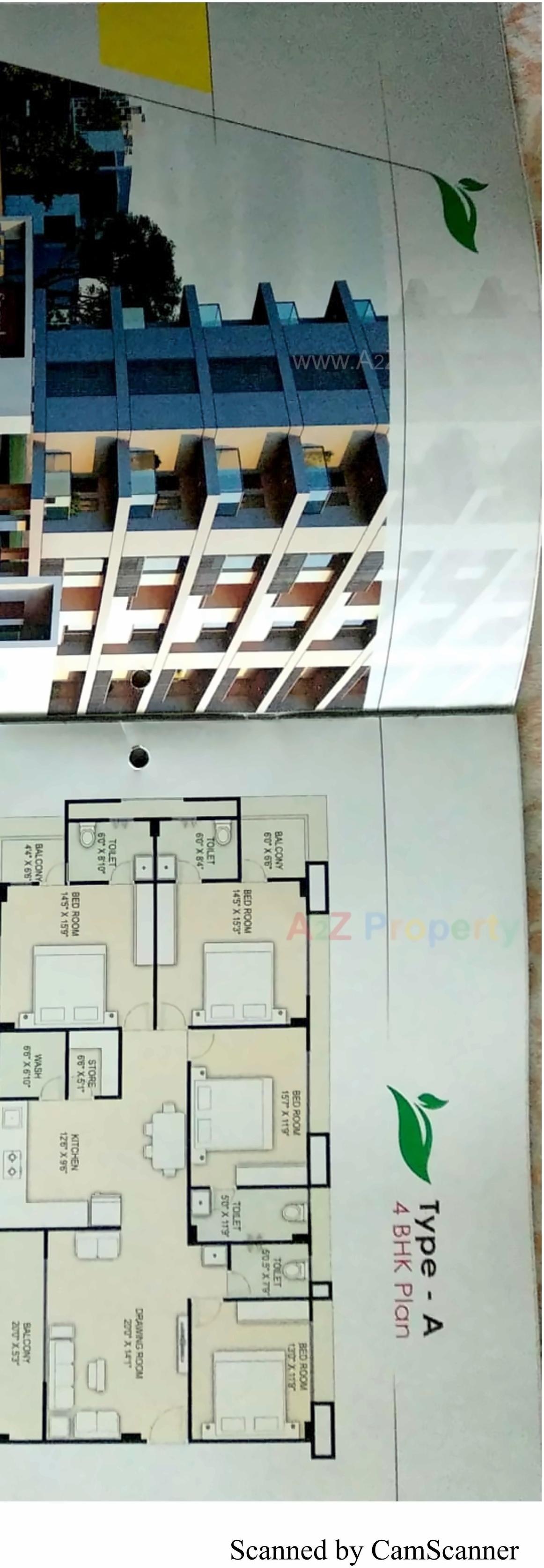 Layout of real estate project Sparsh located at Kudasan, Gandhinagar, Gujarat