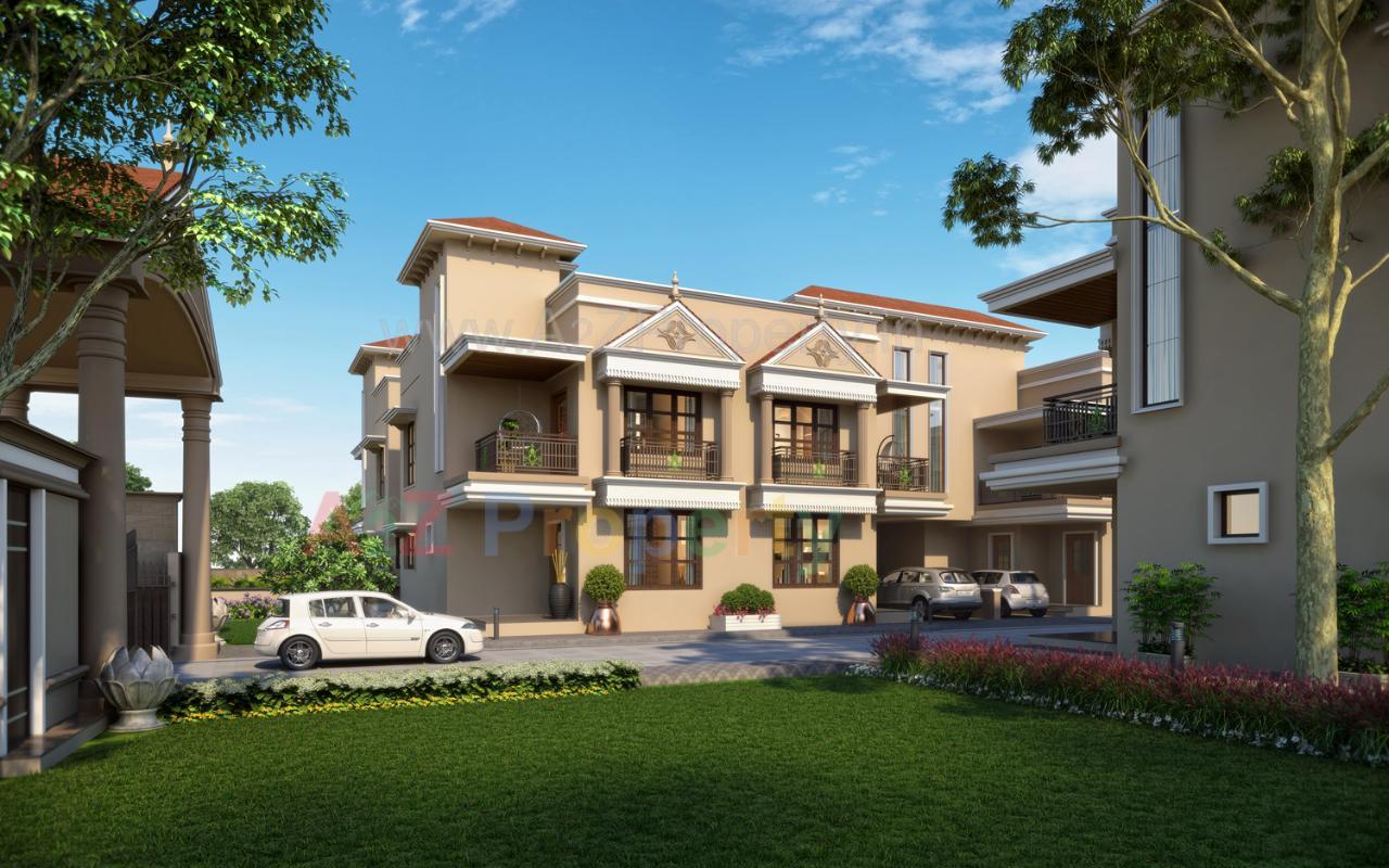 3D Elevation of real estate project Sparsh County located at Randheja, Gandhinagar, Gujarat