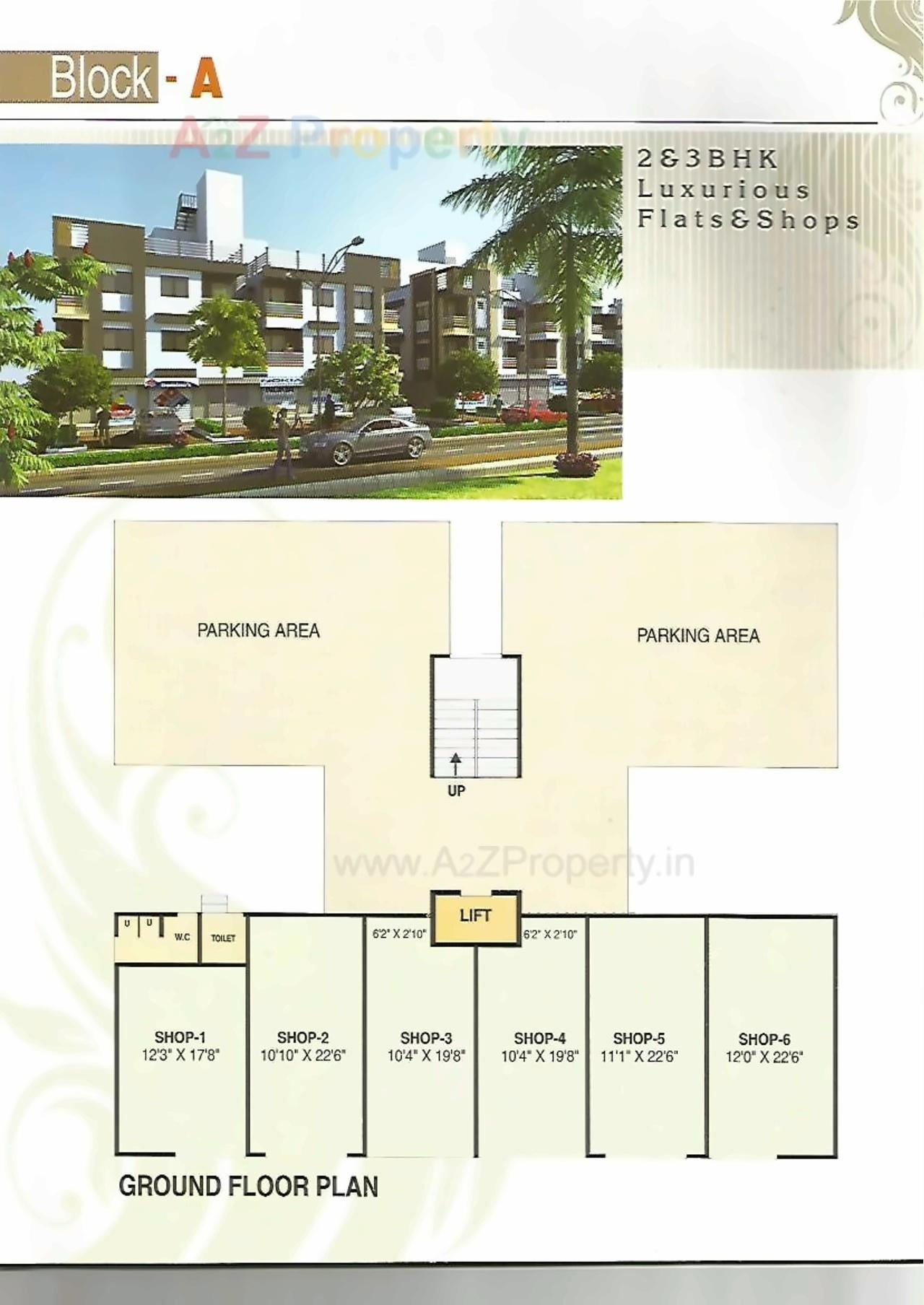 Layout of real estate project Spring Valley Enclave located at Kolavada, Gandhinagar, Gujarat