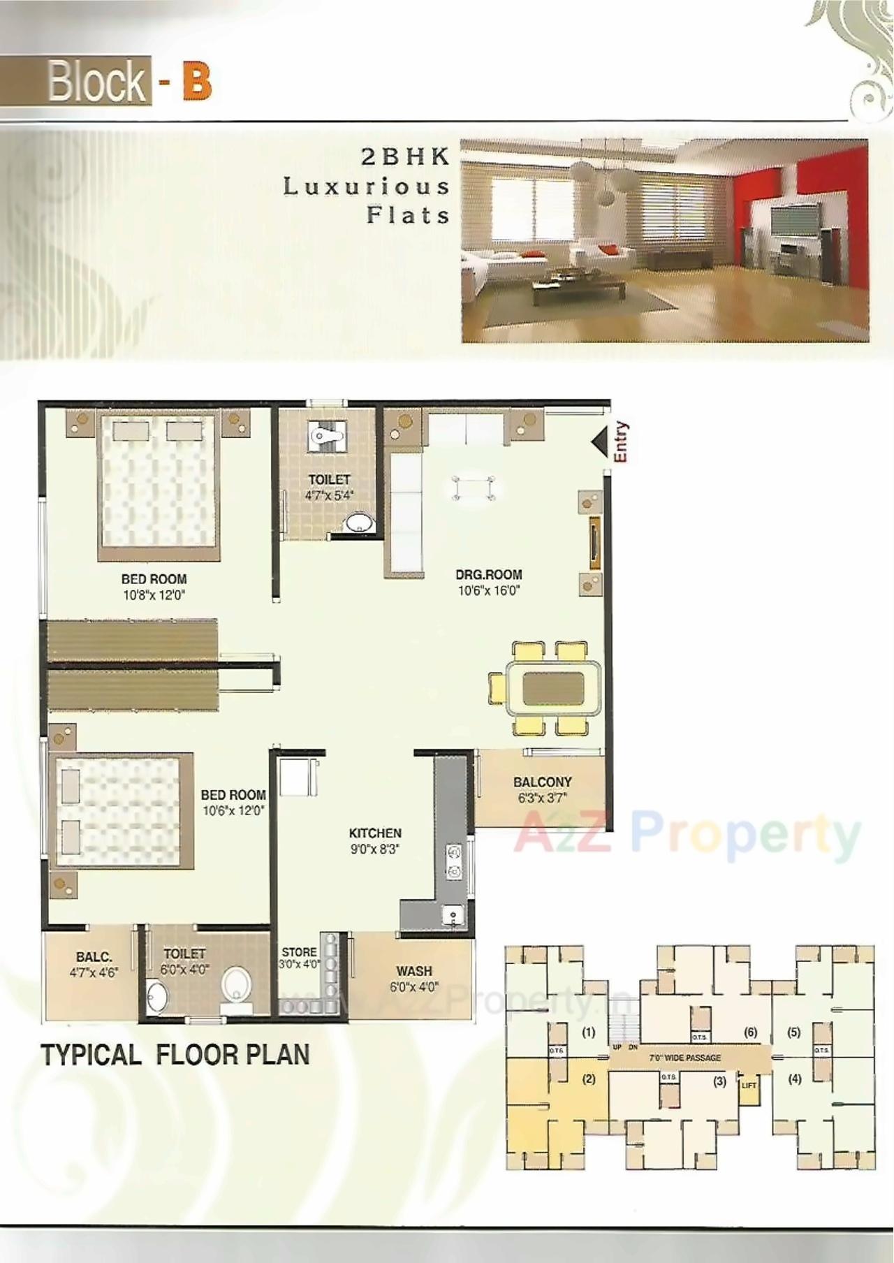 Layout of real estate project Spring Valley Enclave located at Kolavada, Gandhinagar, Gujarat