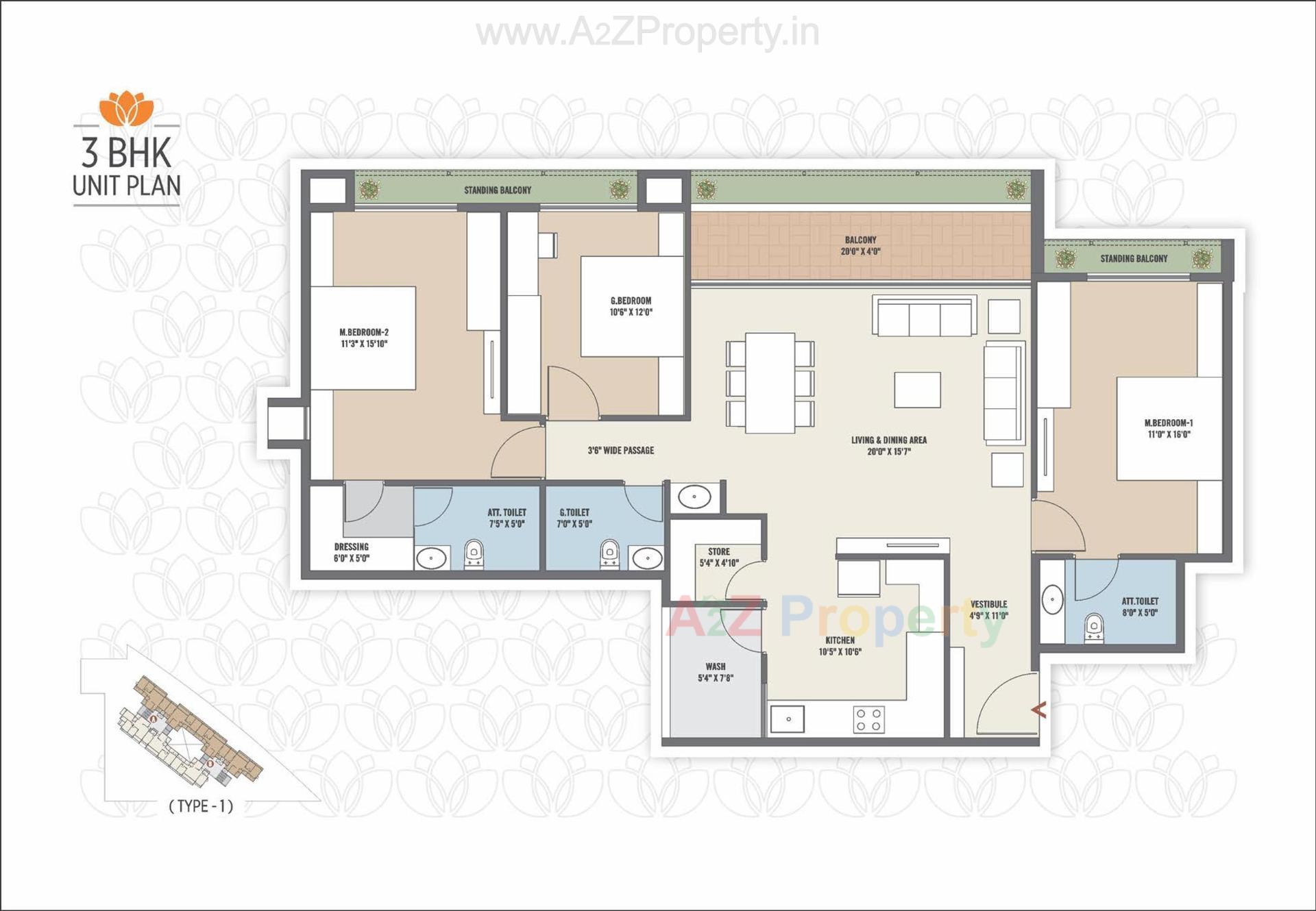 Layout of real estate project Sriprad Aayansh located at Vasna-hadmatiya, Gandhinagar, Gujarat