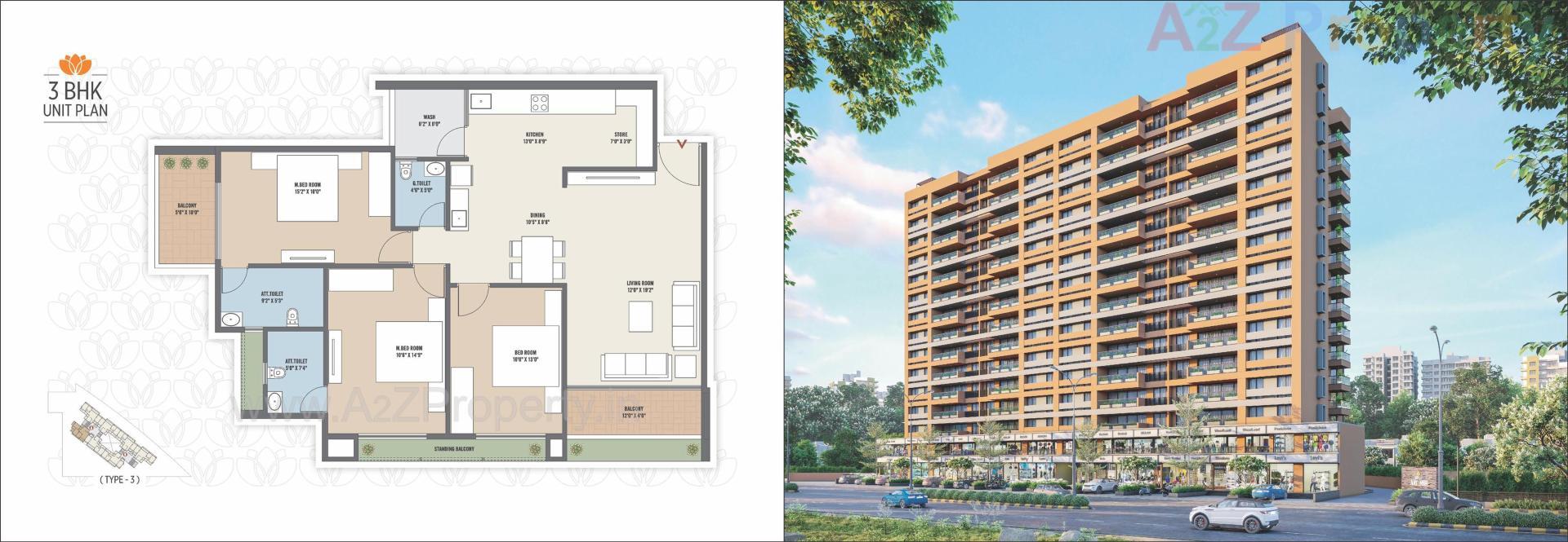 Layout of real estate project Sriprad Aayansh located at Vasna-hadmatiya, Gandhinagar, Gujarat
