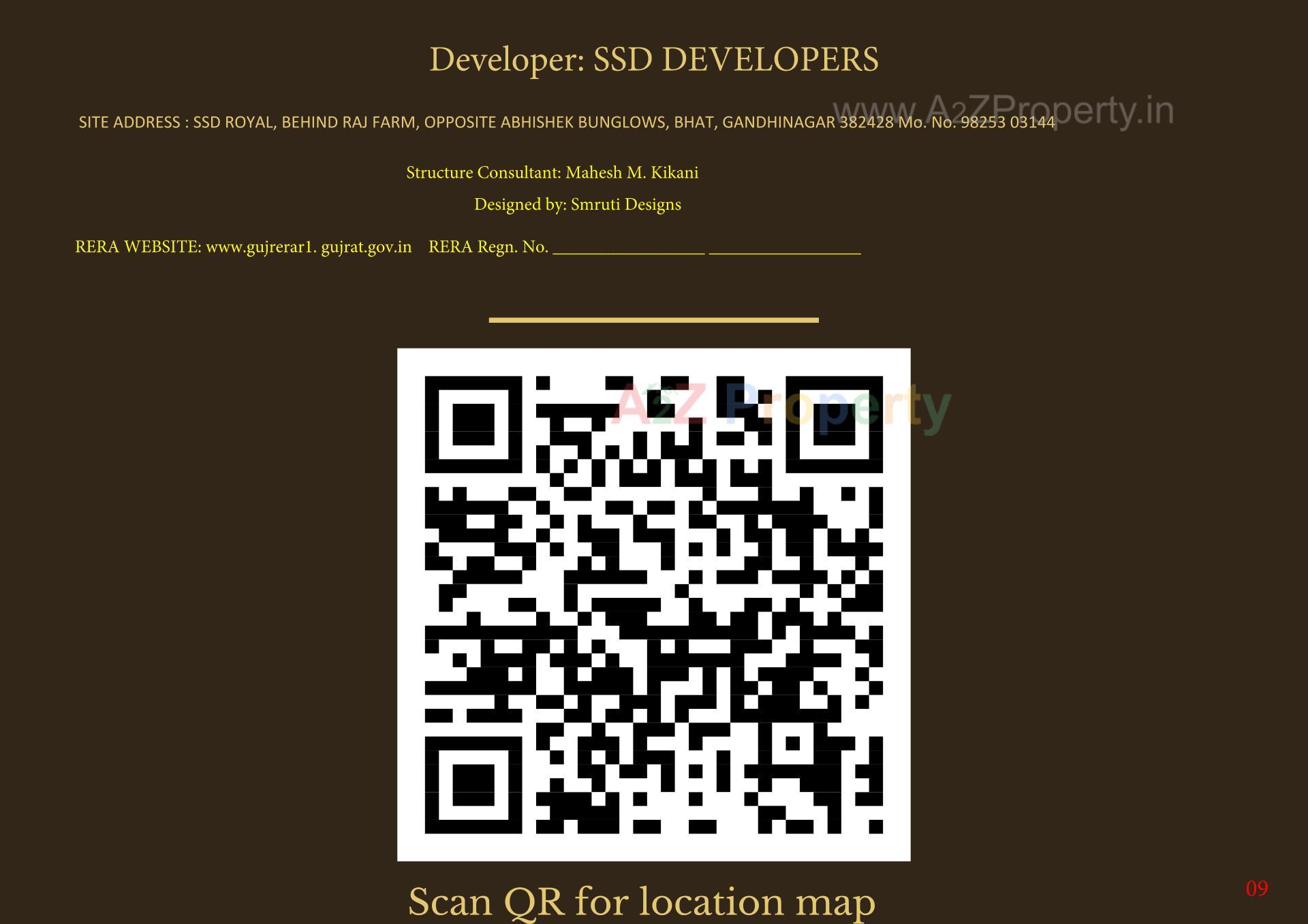 Layout of real estate project Ssd Royal located at Bhat, Gandhinagar, Gujarat