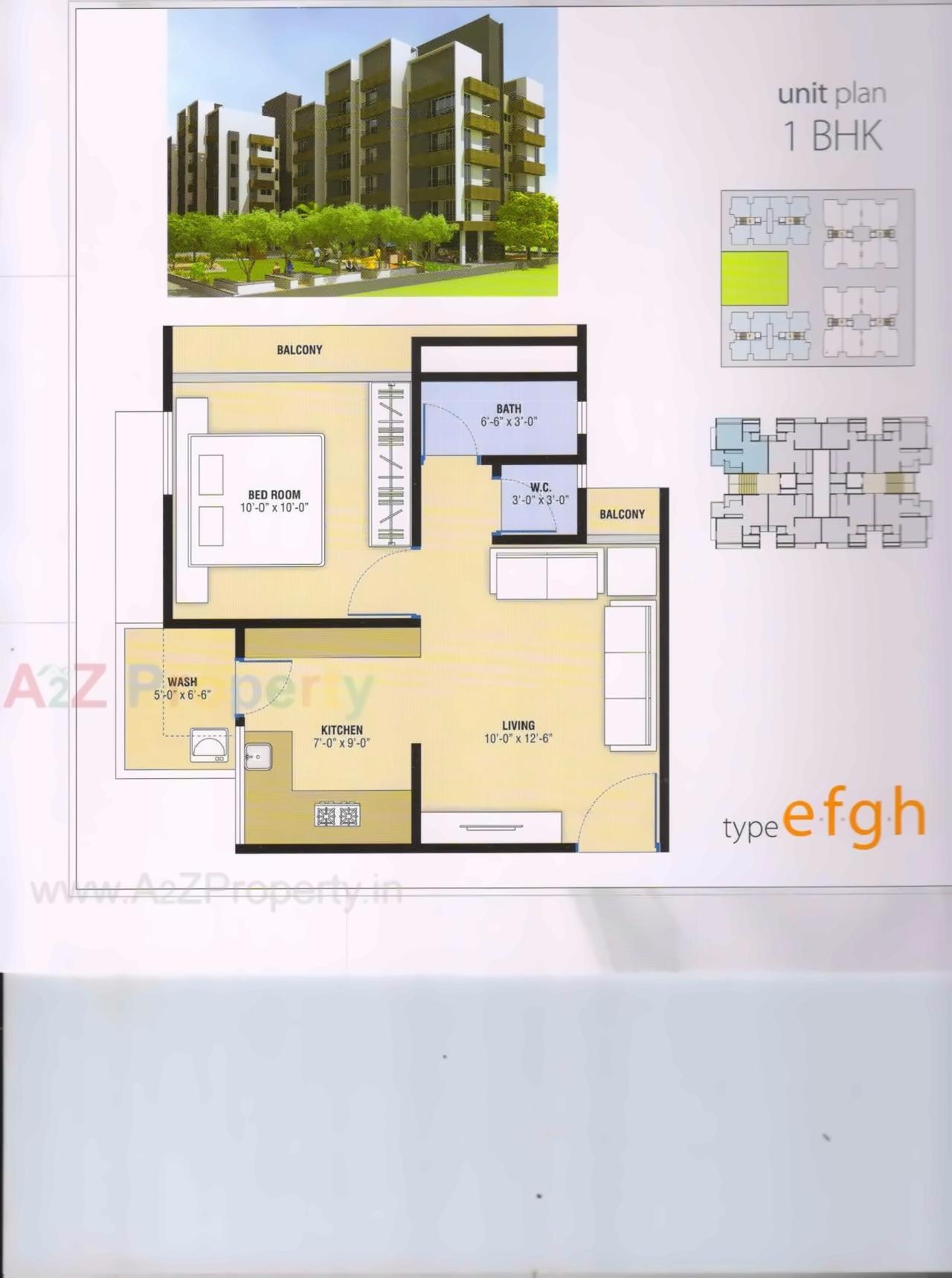 Layout of real estate project Sthapan located at Uvarsad, Gandhinagar, Gujarat