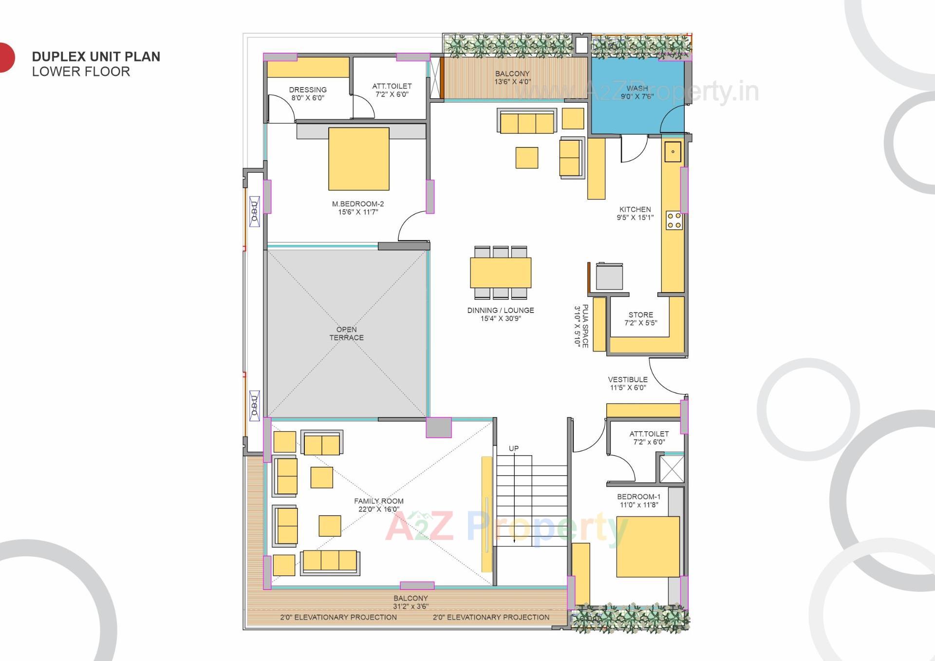 Layout of real estate project Stuti located at Koba, Gandhinagar, Gujarat