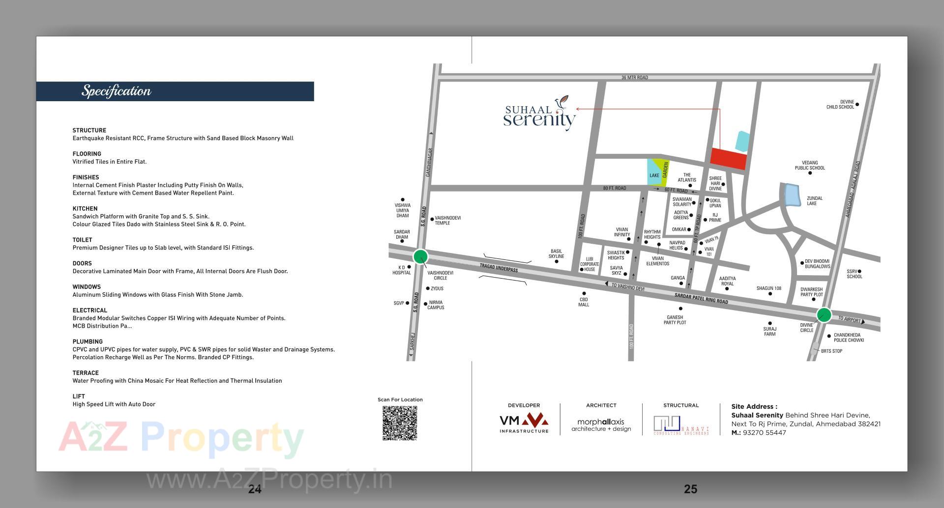  of real estate project Suhaal Serenity located at Zundal, Gandhinagar, Gujarat