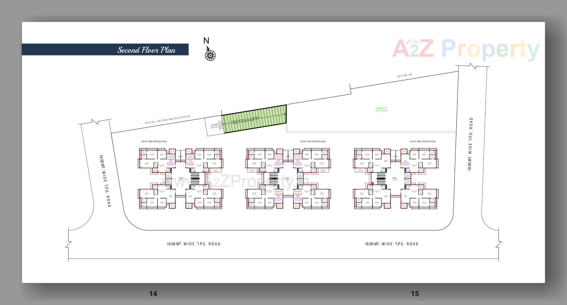 Layout of real estate project Suhaal Serenity located at Zundal, Gandhinagar, Gujarat