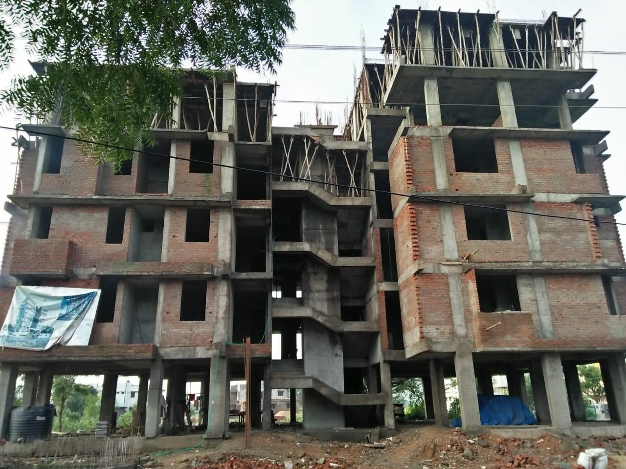 198054_const of real estate project Sun Aura located at Chiloda, Gandhinagar, Gujarat