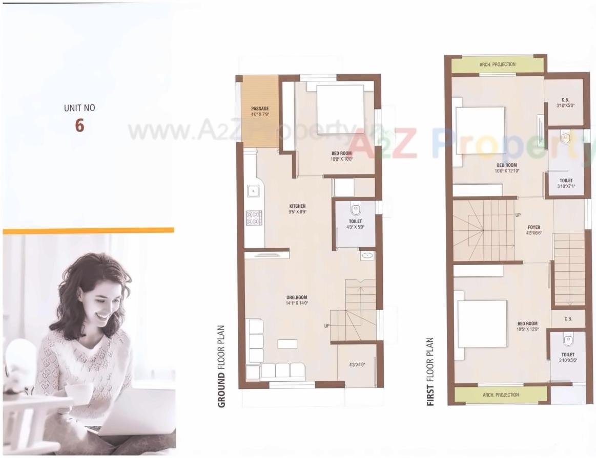 Layout of real estate project Sun Elegance located at Vavol, Gandhinagar, Gujarat