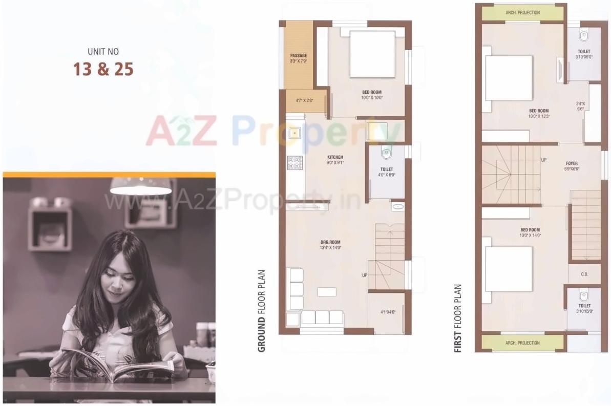 Layout of real estate project Sun Elegance located at Vavol, Gandhinagar, Gujarat