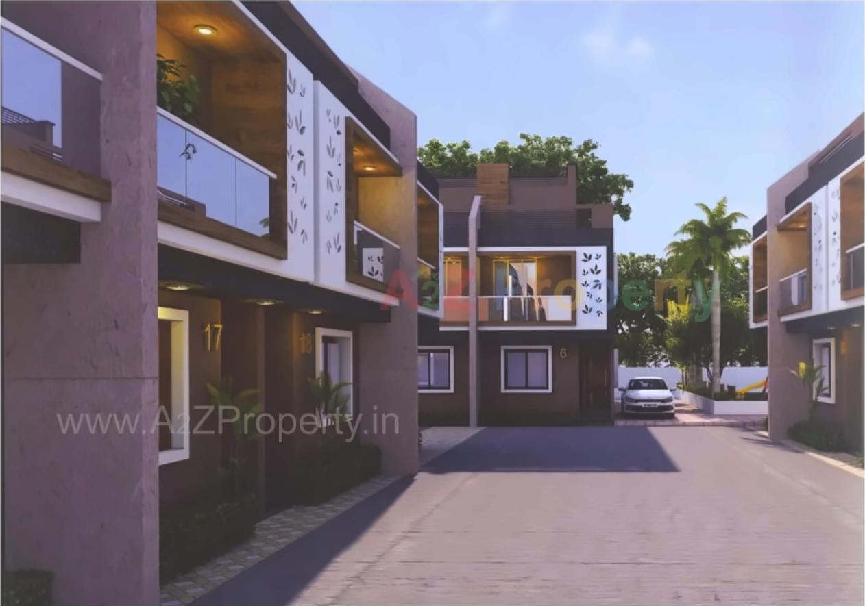 3D Elevation of real estate project Sun Elegance located at Vavol, Gandhinagar, Gujarat