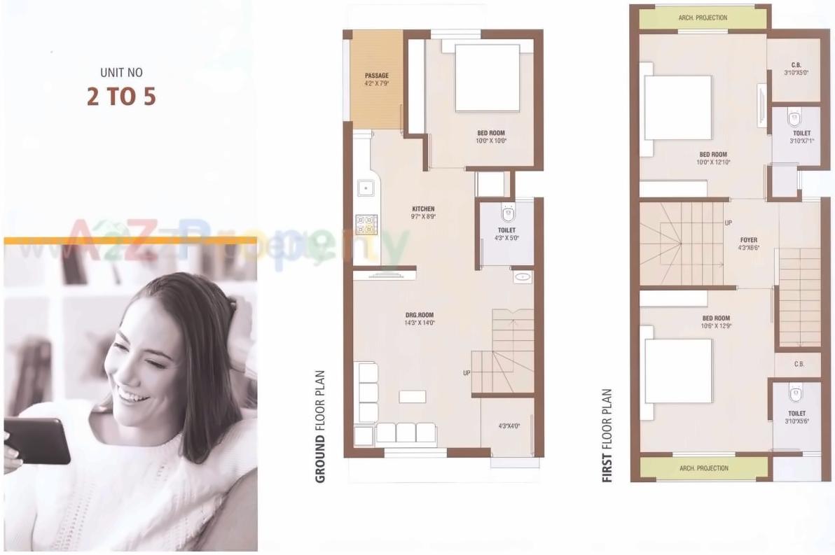 Layout of real estate project Sun Elegance located at Vavol, Gandhinagar, Gujarat