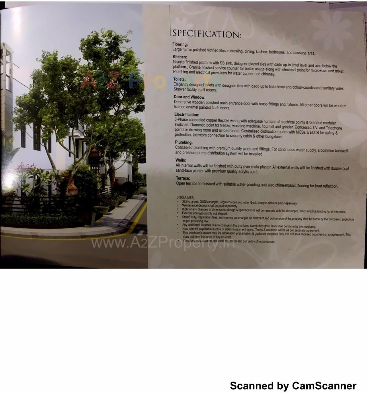  of real estate project Sun Royal Bungalows located at Raysan, Gandhinagar, Gujarat