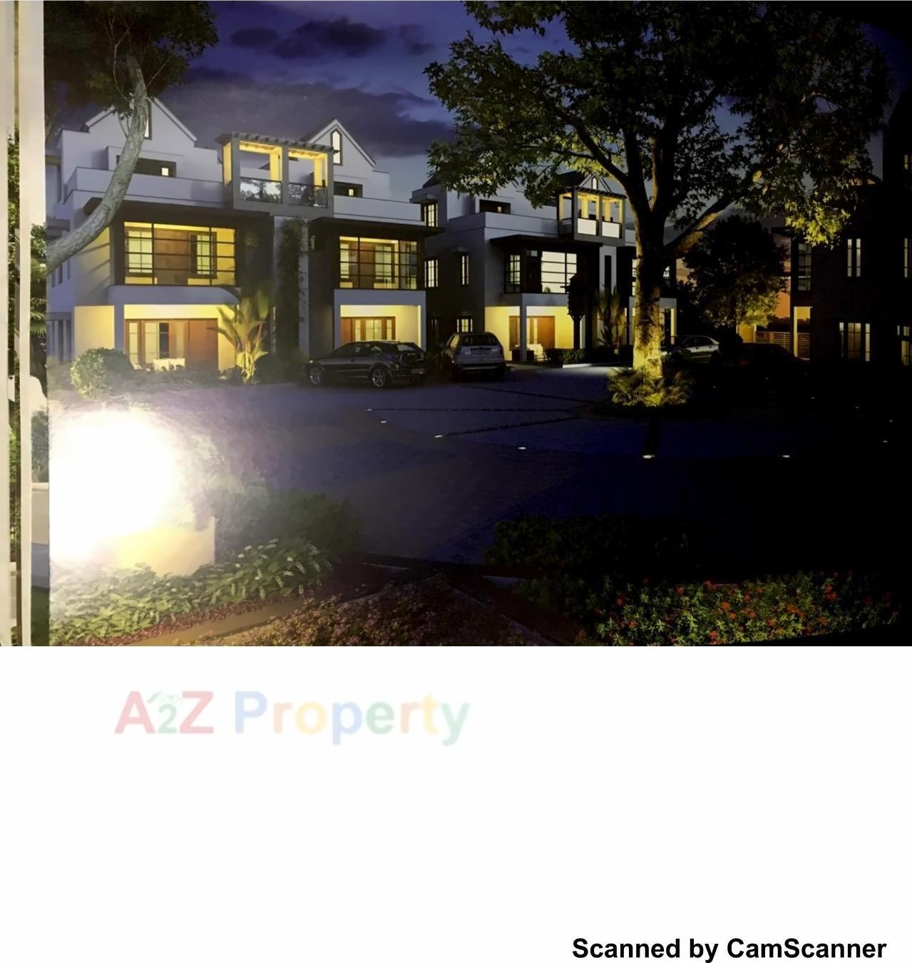 3D Elevation of real estate project Sun Royal Bungalows located at Raysan, Gandhinagar, Gujarat