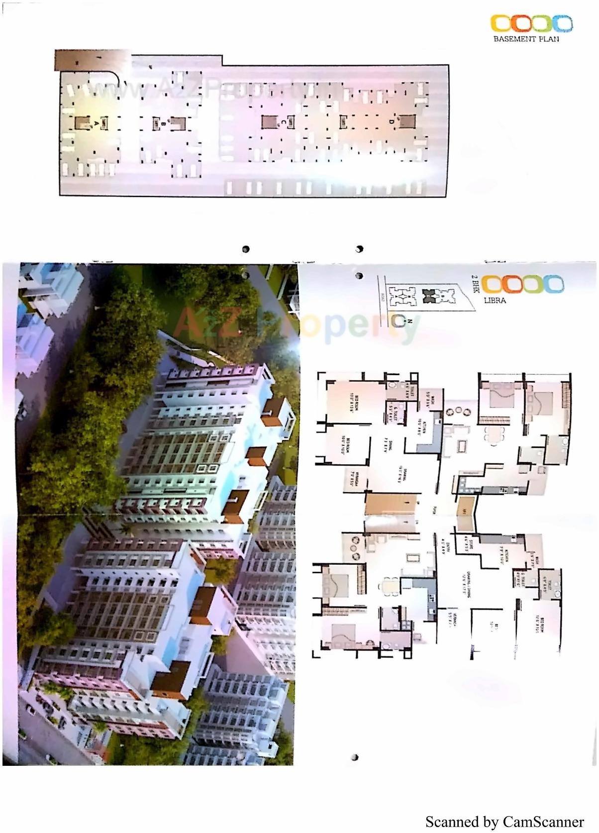 Layout of real estate project Sunshine Heights Ii located at Kudasan, Gandhinagar, Gujarat
