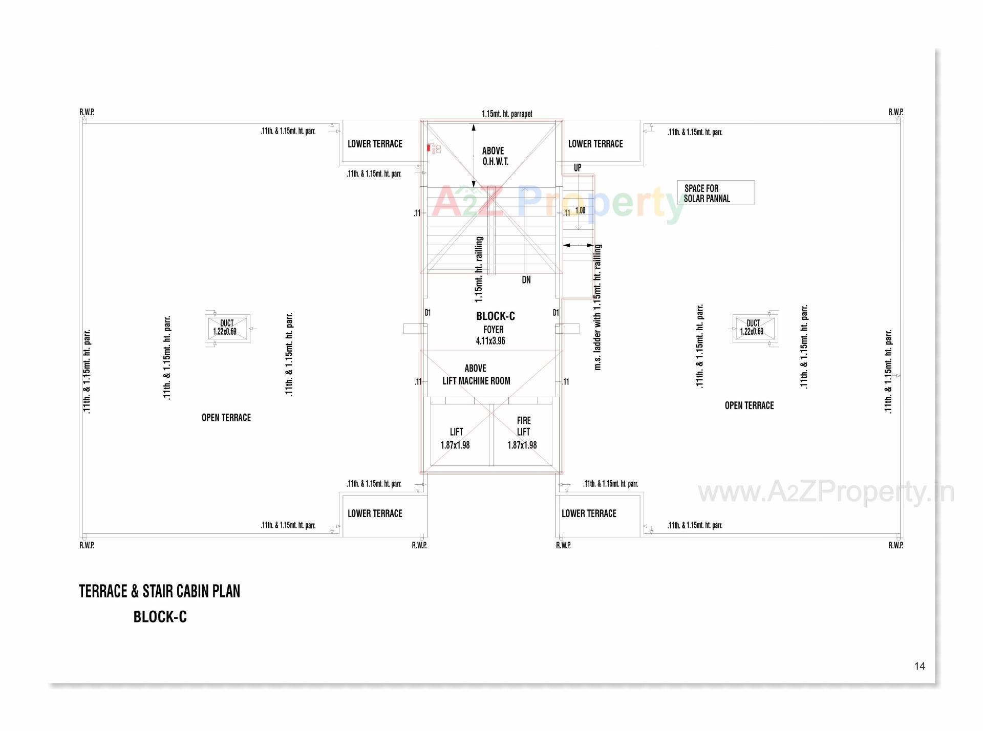 Layout of real estate project Sunshine located at Sargasan, Gandhinagar, Gujarat