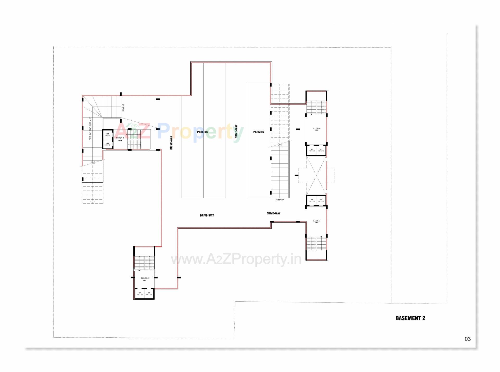 Layout of real estate project Sunshine located at Sargasan, Gandhinagar, Gujarat