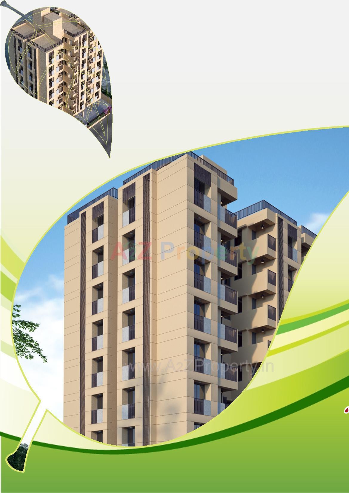 3D Elevation of real estate project Suparn Residency located at Kalol, Gandhinagar, Gujarat