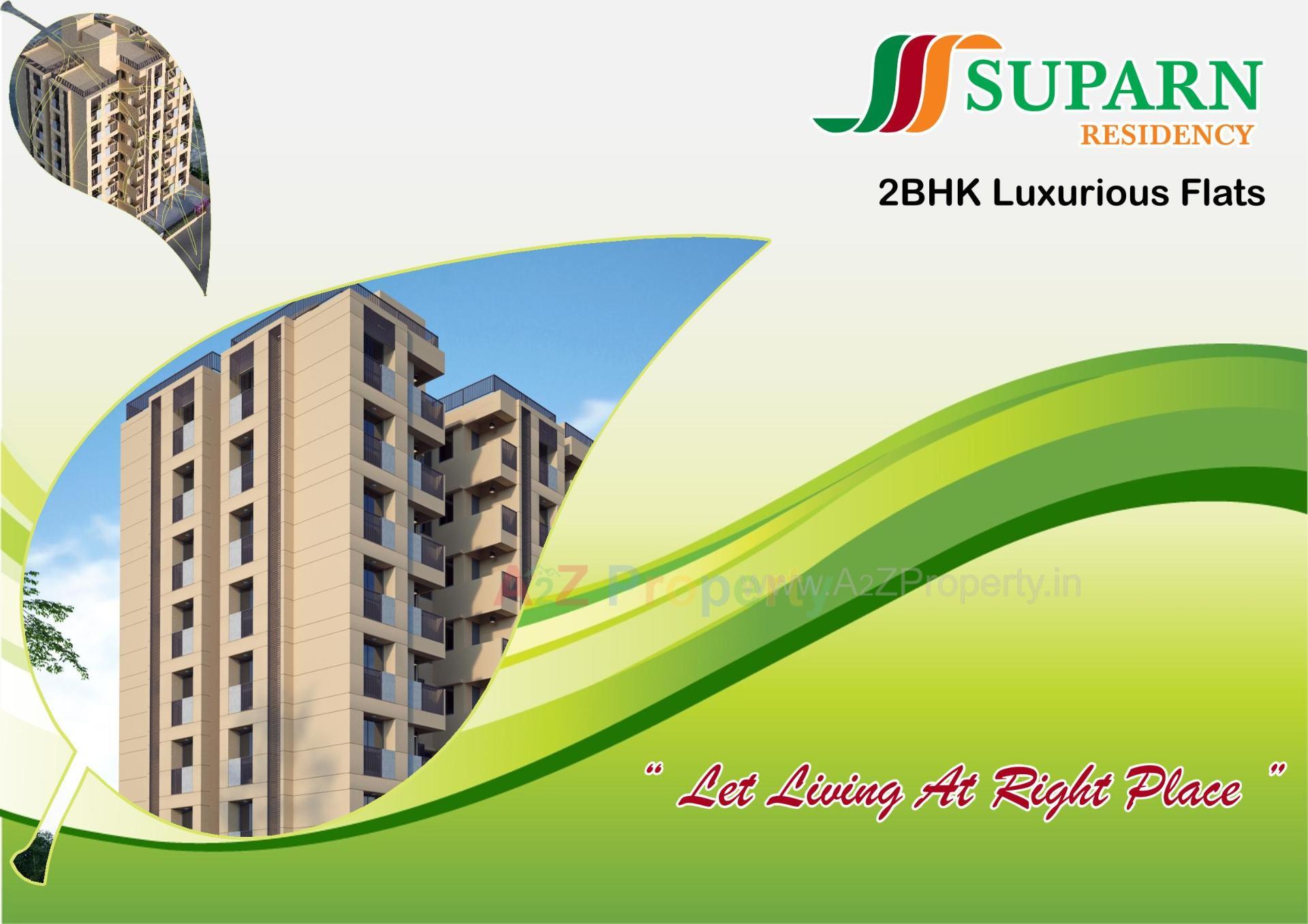 3D Elevation of real estate project Suparn Residency located at Kalol, Gandhinagar, Gujarat