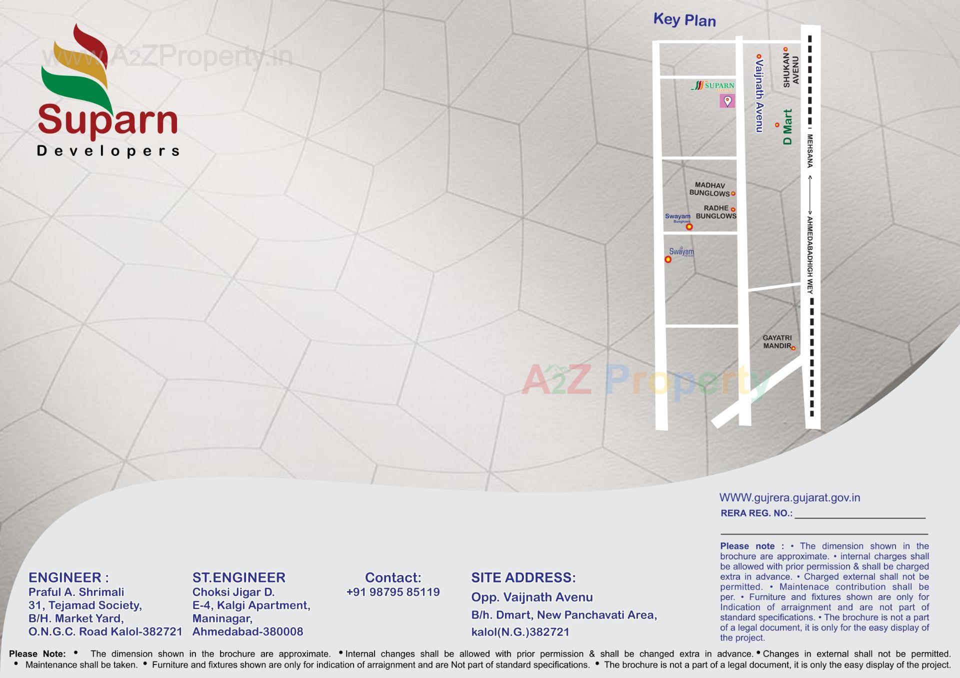  of real estate project Suparn Residency located at Kalol, Gandhinagar, Gujarat