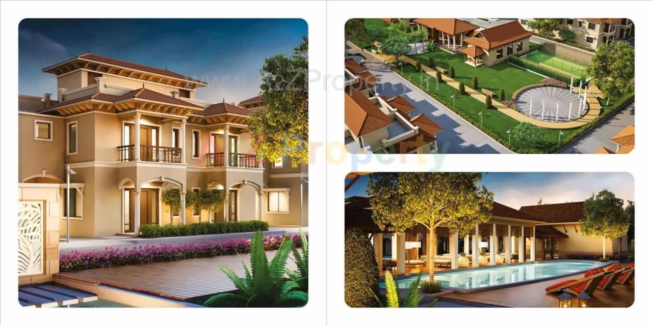 3D Elevation of real estate project Super City located at Santej, Gandhinagar, Gujarat