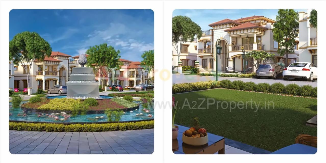 3D Elevation of real estate project Super City located at Santej, Gandhinagar, Gujarat