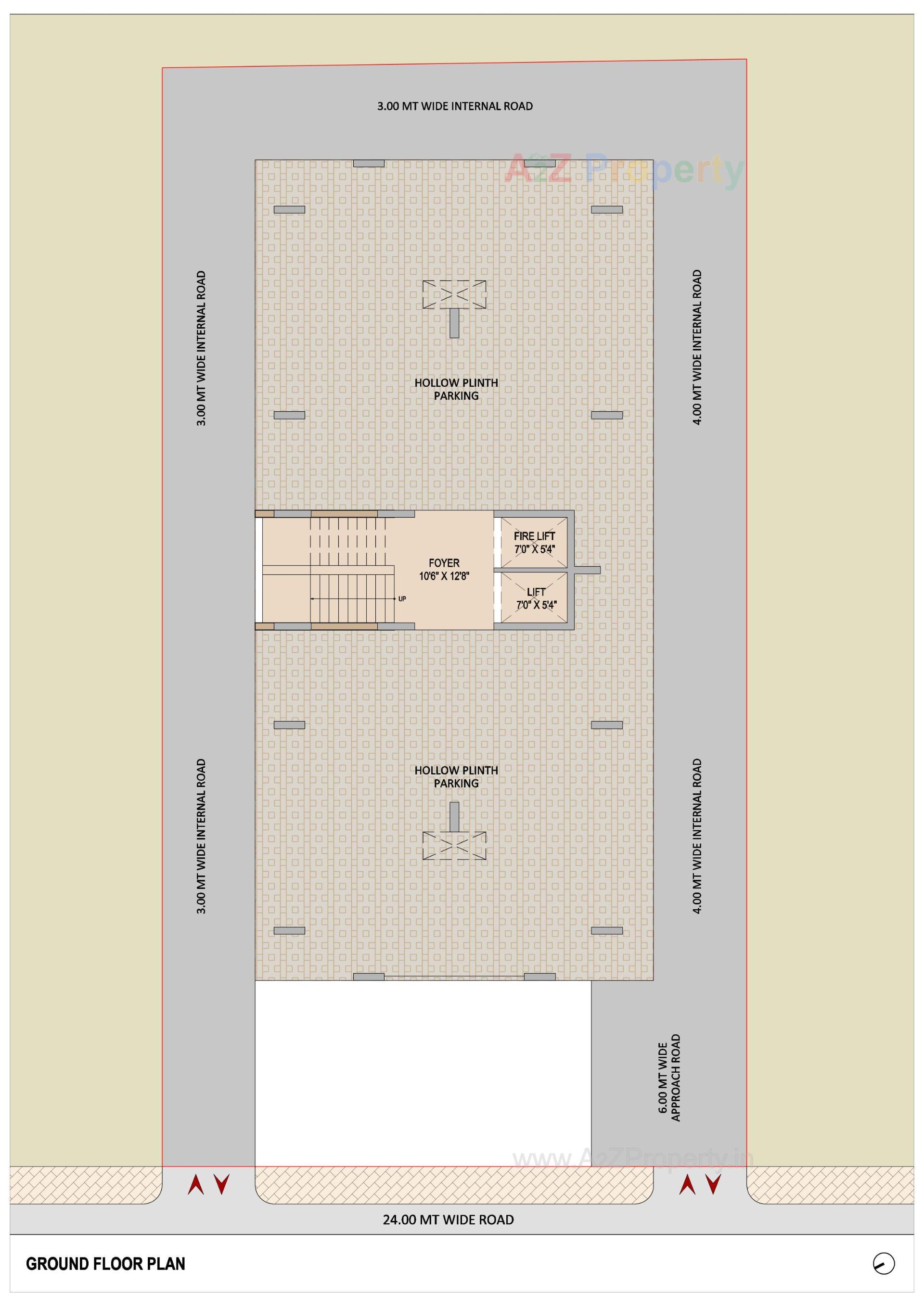 Layout of real estate project Suraj located at Vavol, Gandhinagar, Gujarat