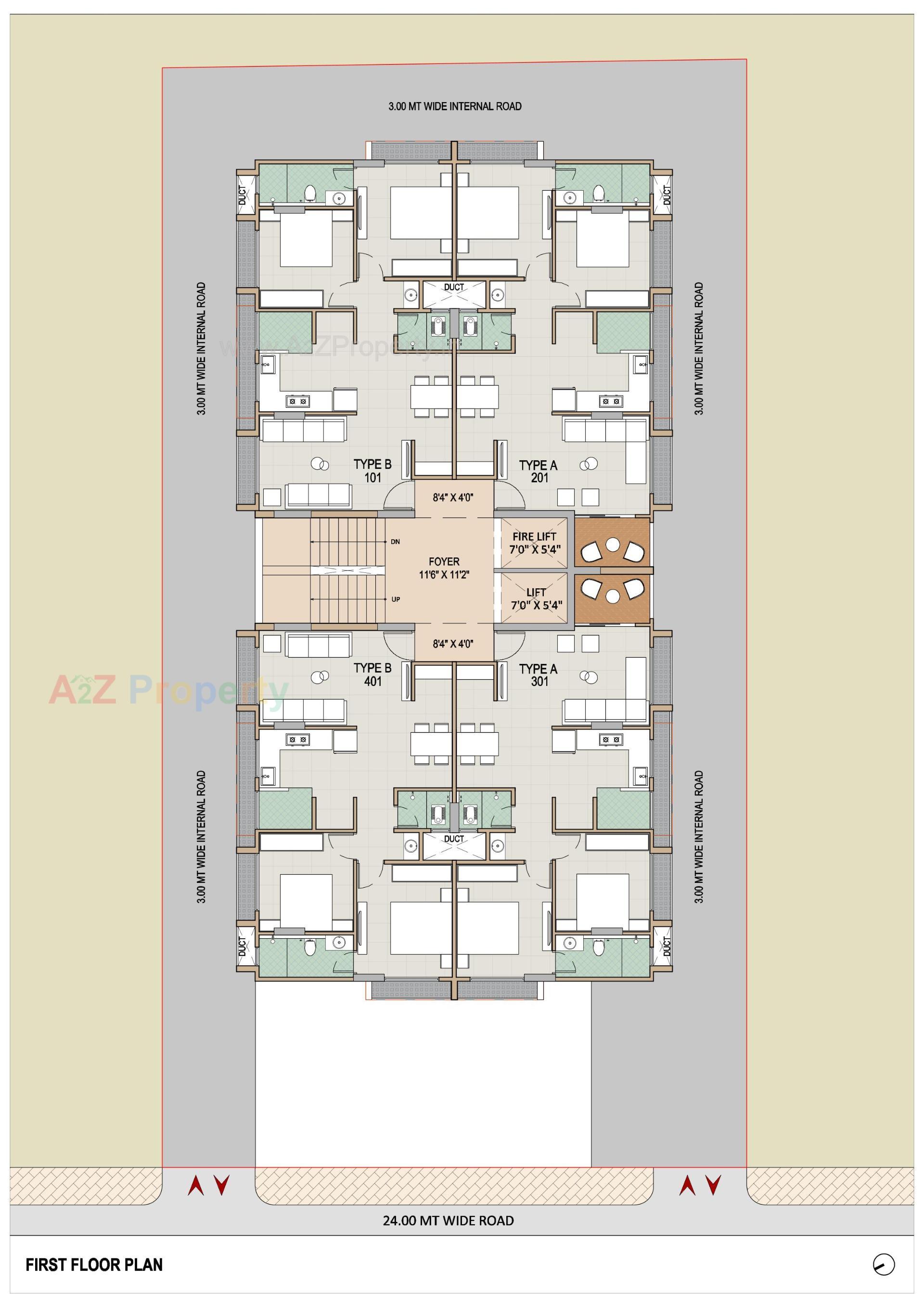 Layout of real estate project Suraj located at Vavol, Gandhinagar, Gujarat
