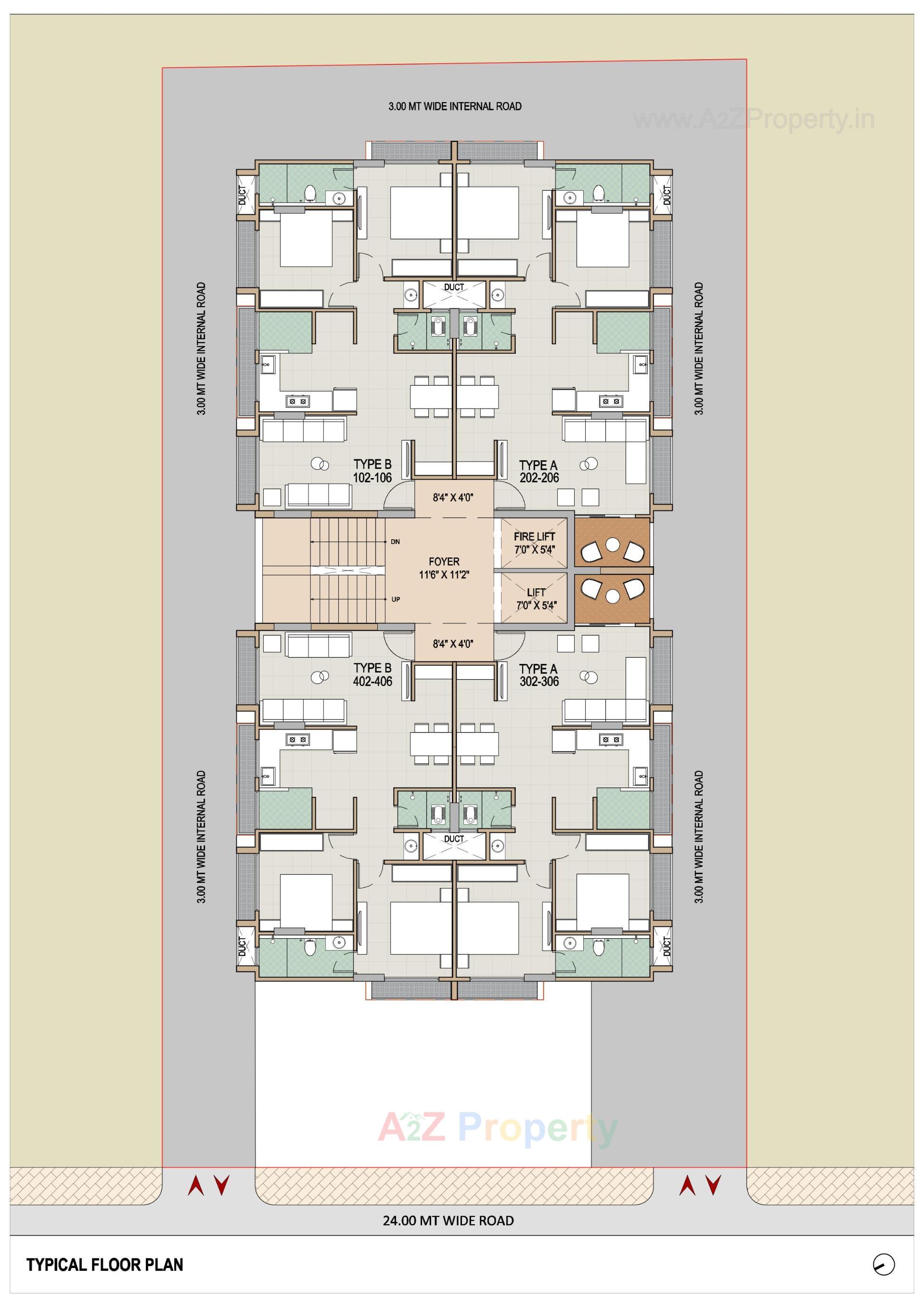 Layout of real estate project Suraj located at Vavol, Gandhinagar, Gujarat