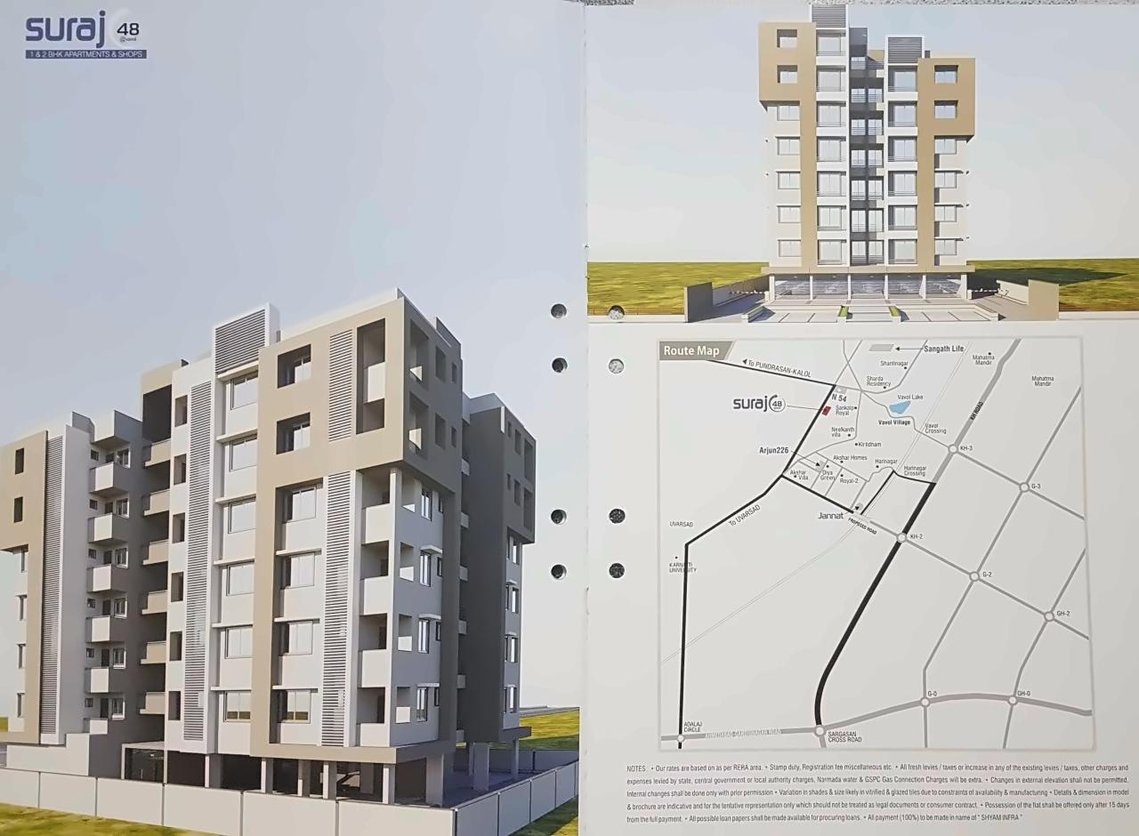  of real estate project Suraj located at Vavol, Gandhinagar, Gujarat
