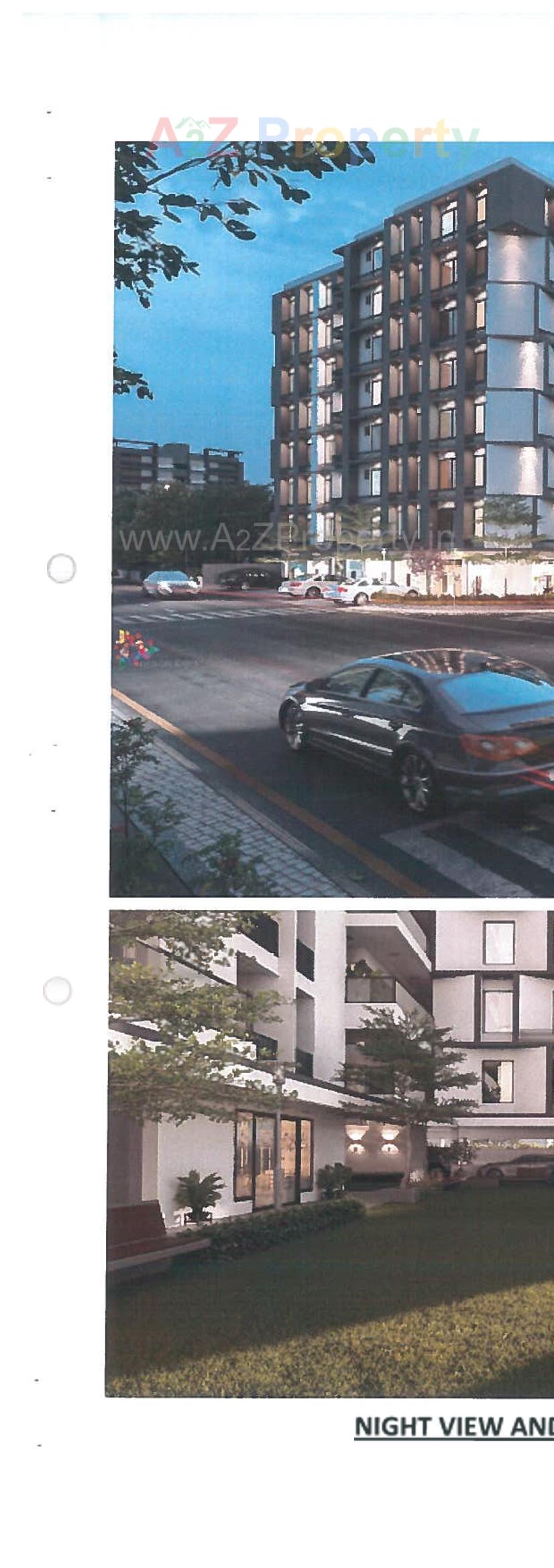 3D Elevation of real estate project Surya Heights located at Nana-chiloda, Gandhinagar, Gujarat