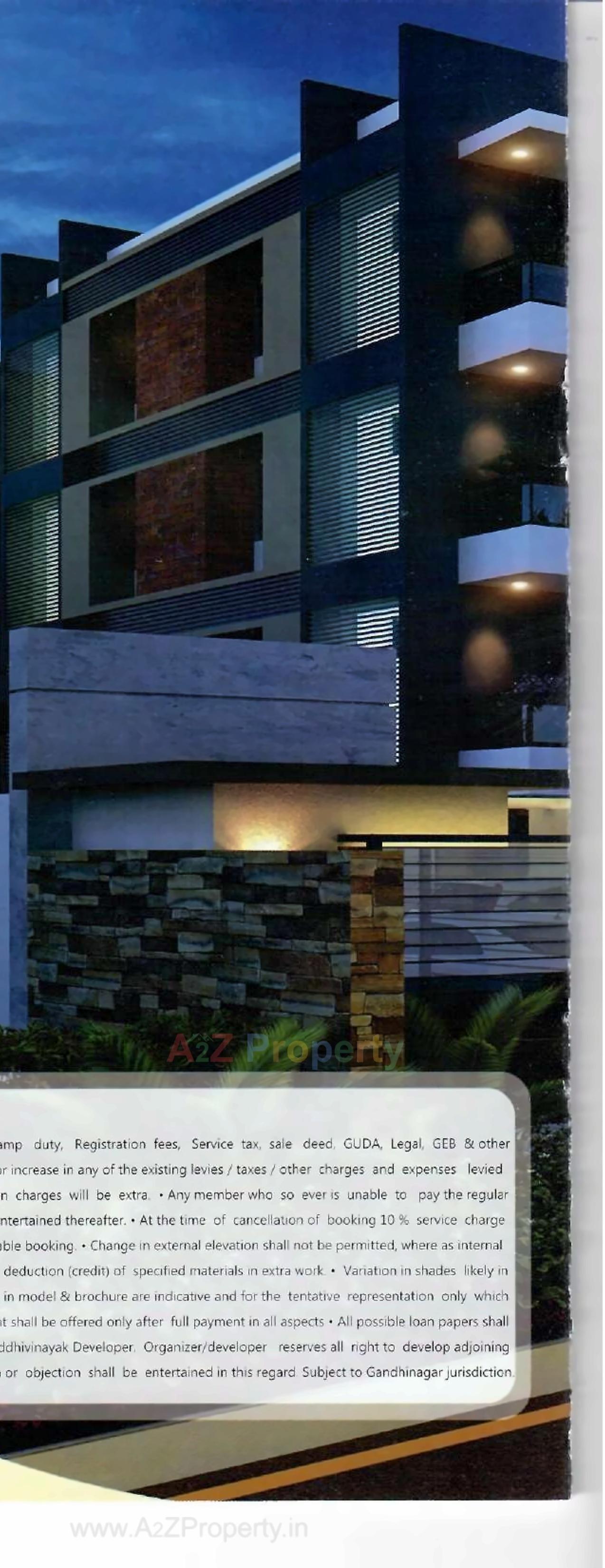 3D Elevation of real estate project Suryam Status located at Raysan, Gandhinagar, Gujarat